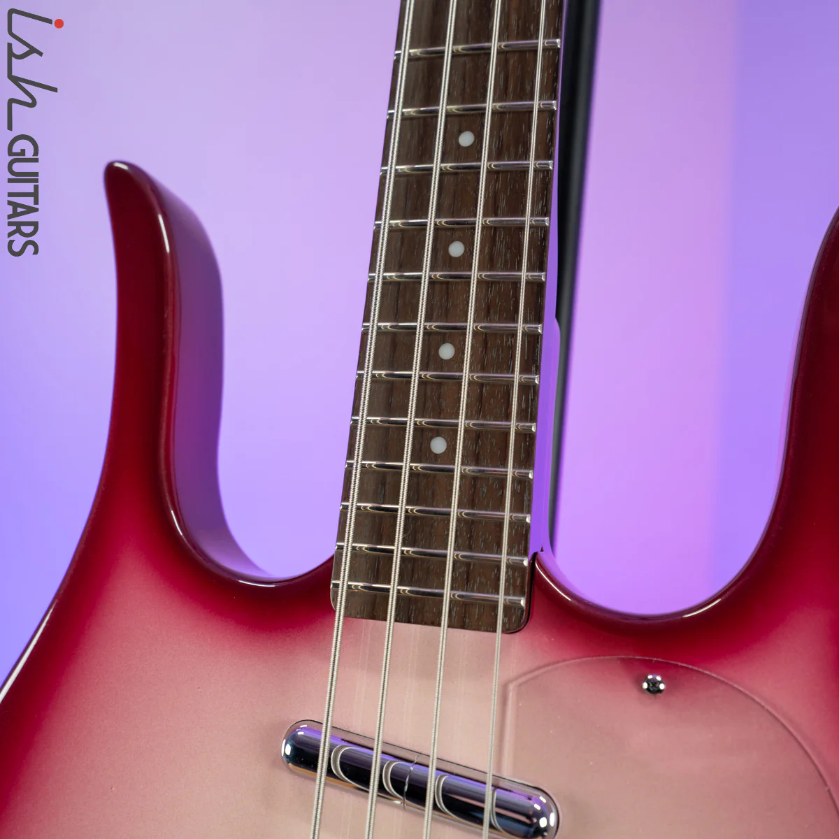 Danelectro Longhorn Bass Violet Burst Prototype - Image 6