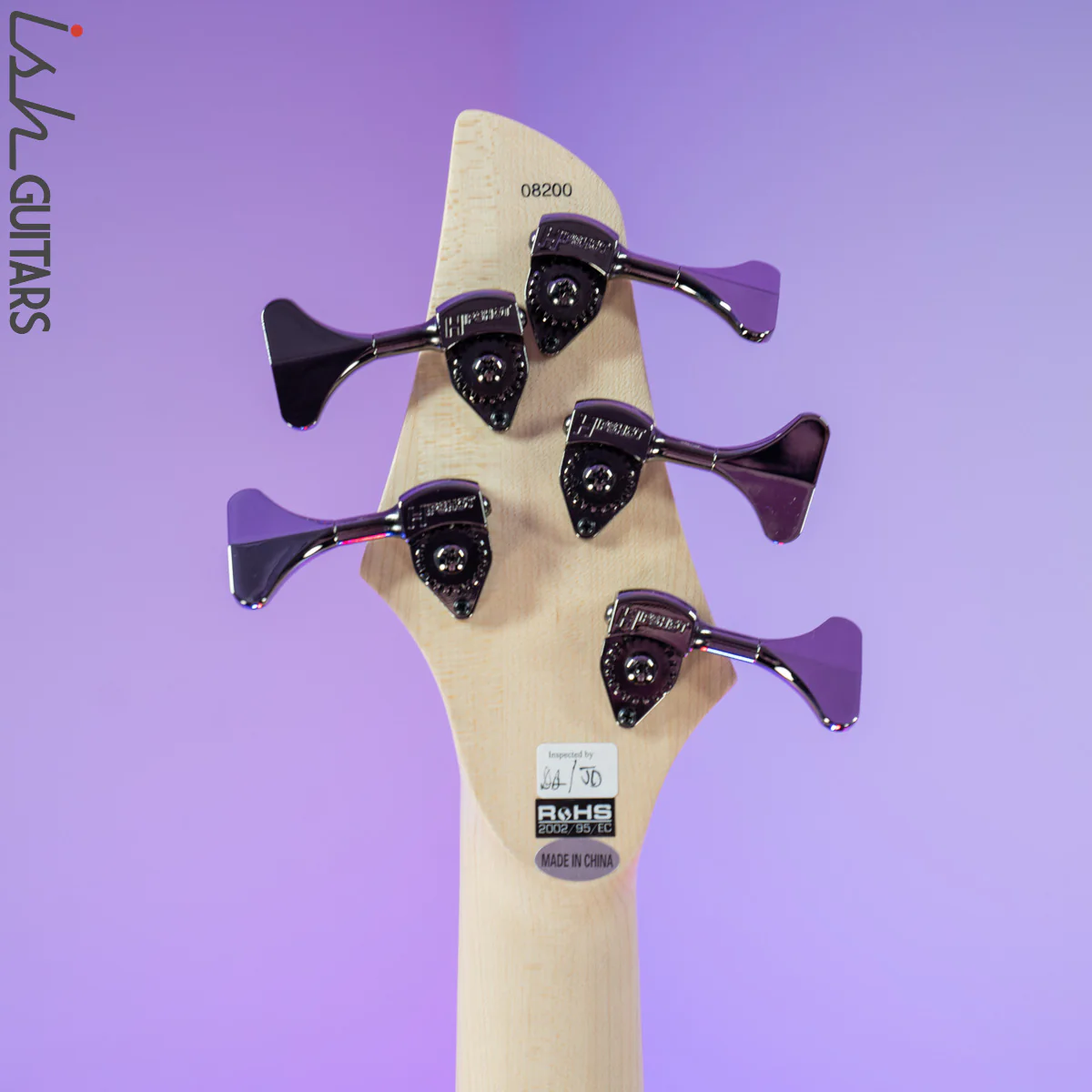 Dingwall 10th Anniversary Combustion 5-String 3 PUP Amethystburst Left Handed - Image 11