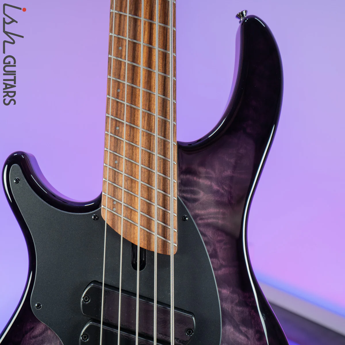 Dingwall 10th Anniversary Combustion 5-String 3 PUP Amethystburst Left Handed - Image 3