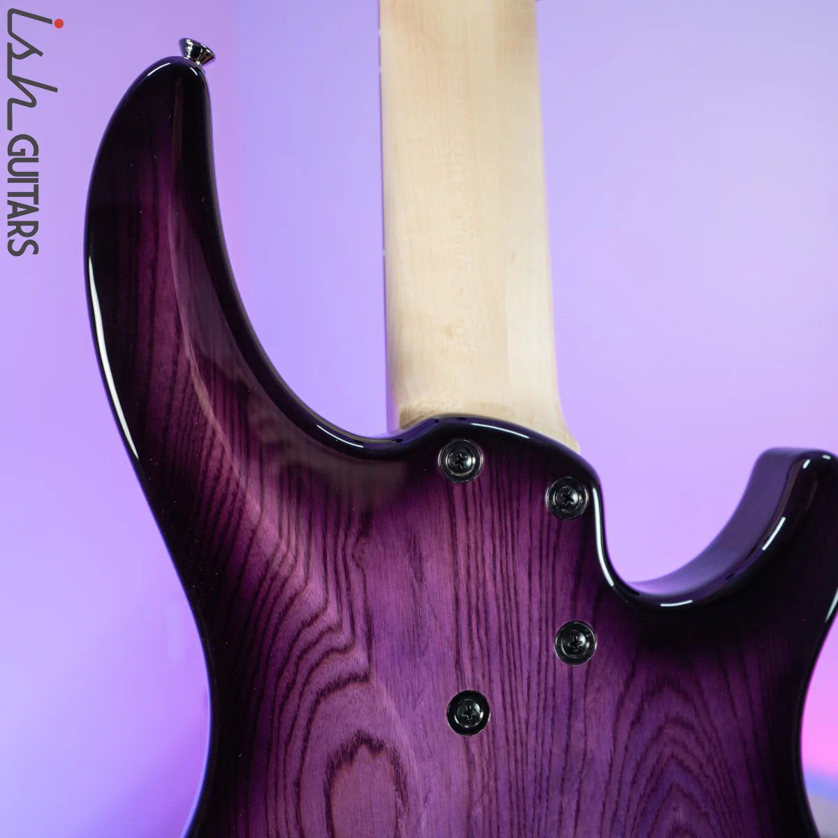 Dingwall 10th Anniversary Combustion 5-String 3 PUP Amethystburst Left Handed - Image 9