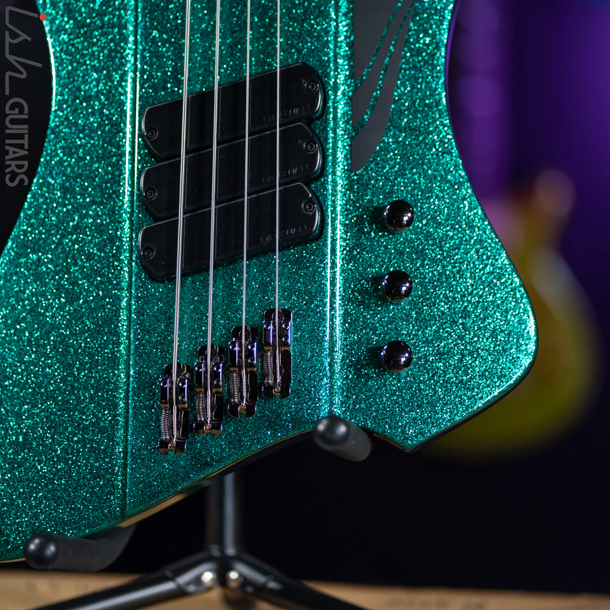 Dingwall D-ROC Standard 4-String Bass Aquamarine Metalflake - Image 4