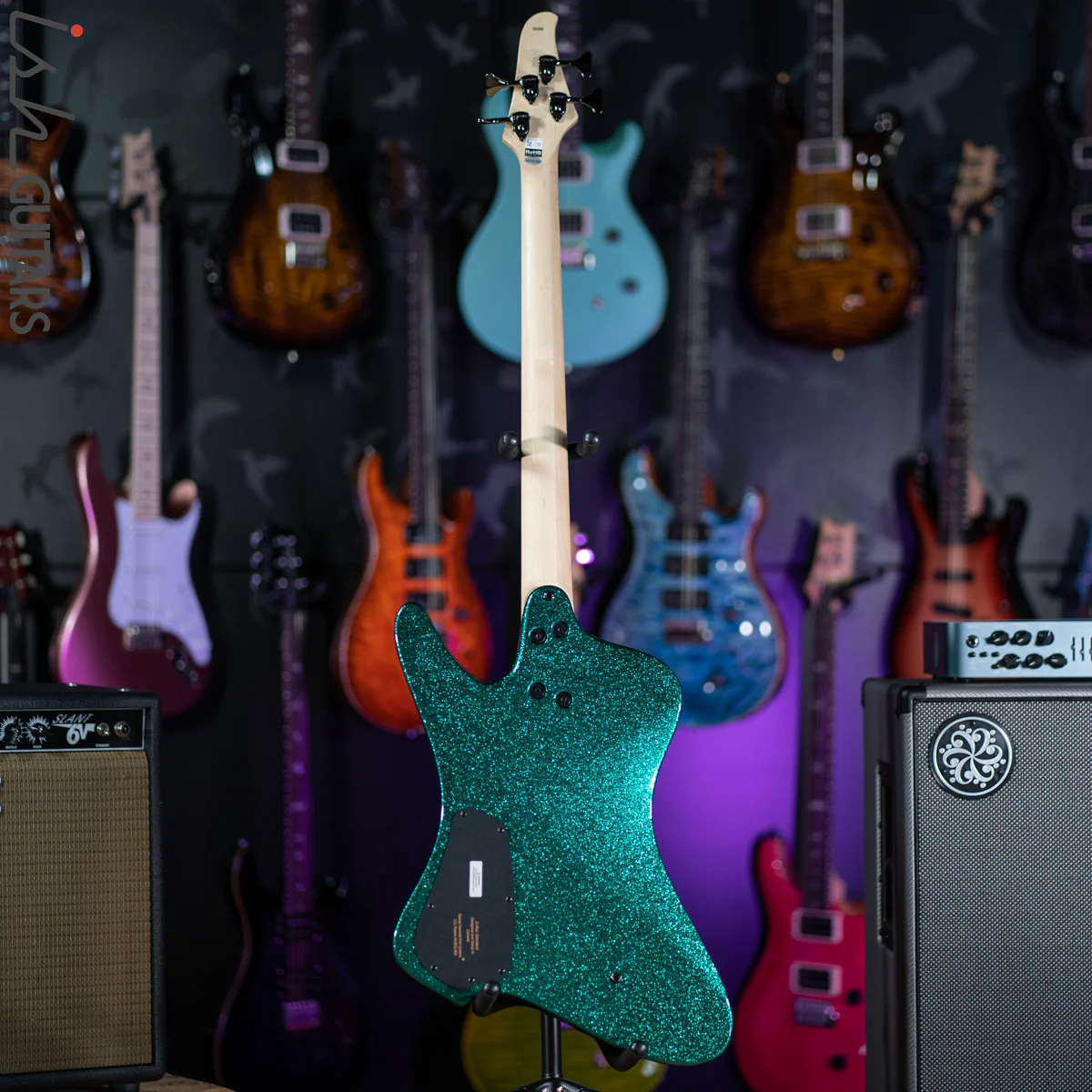 Dingwall D-ROC Standard 4-String Bass Aquamarine Metalflake - Image 8