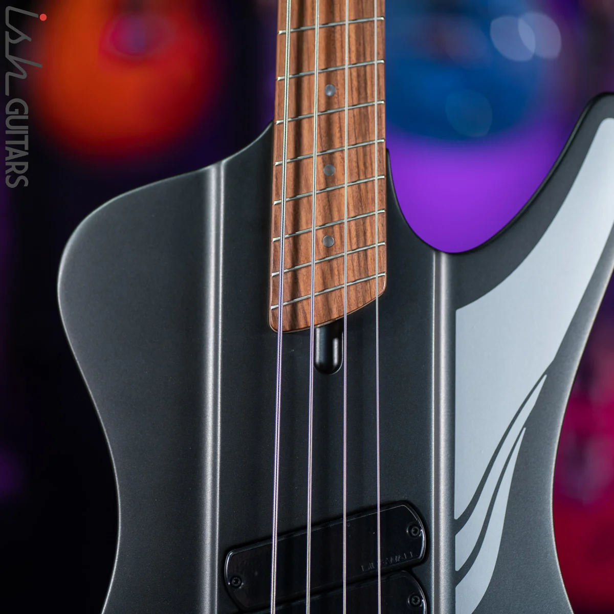 Dingwall D-ROC 4-String Standard Matte Metallic Black B-Stock - Image 3