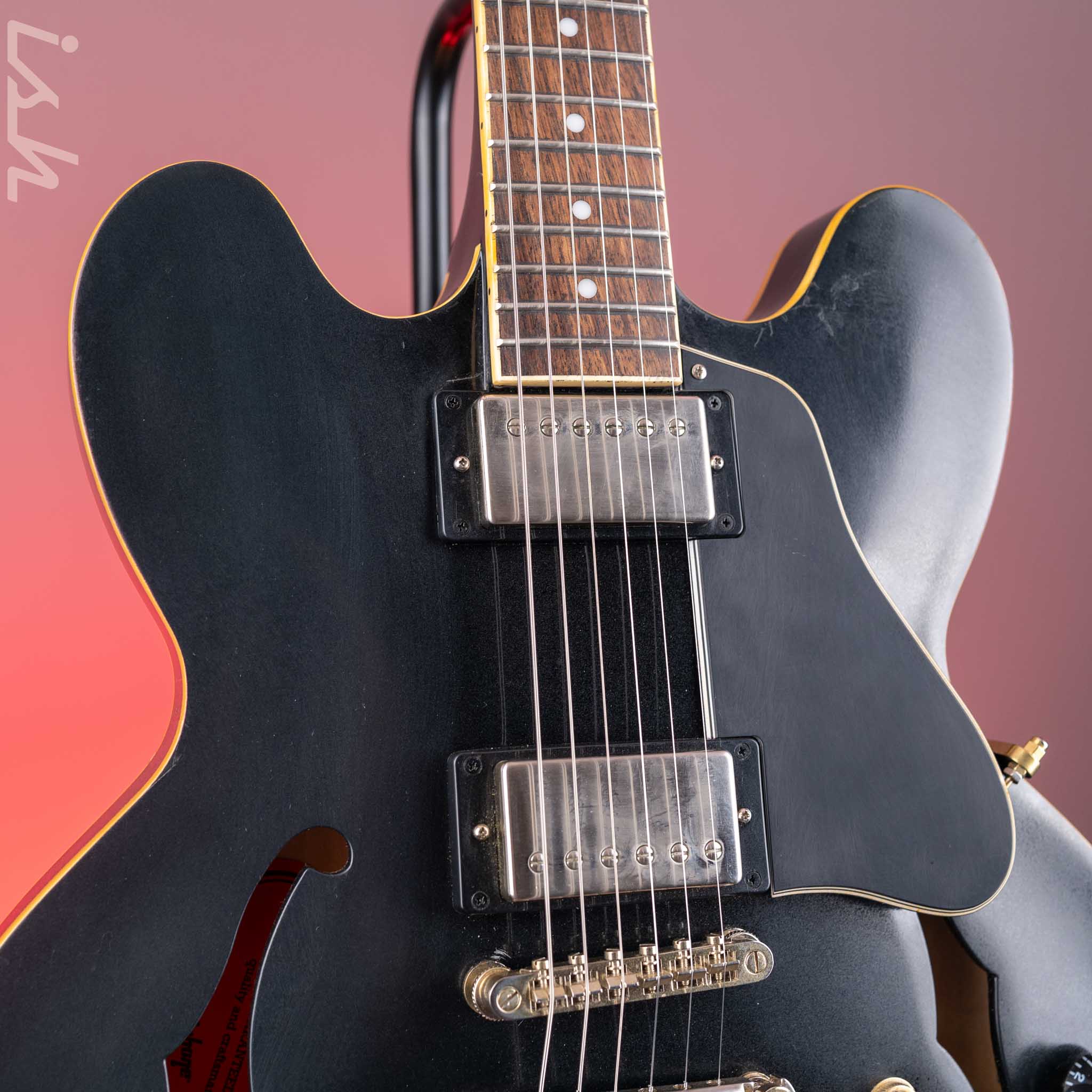 2021 Epiphone ES-335 Black - Image 3