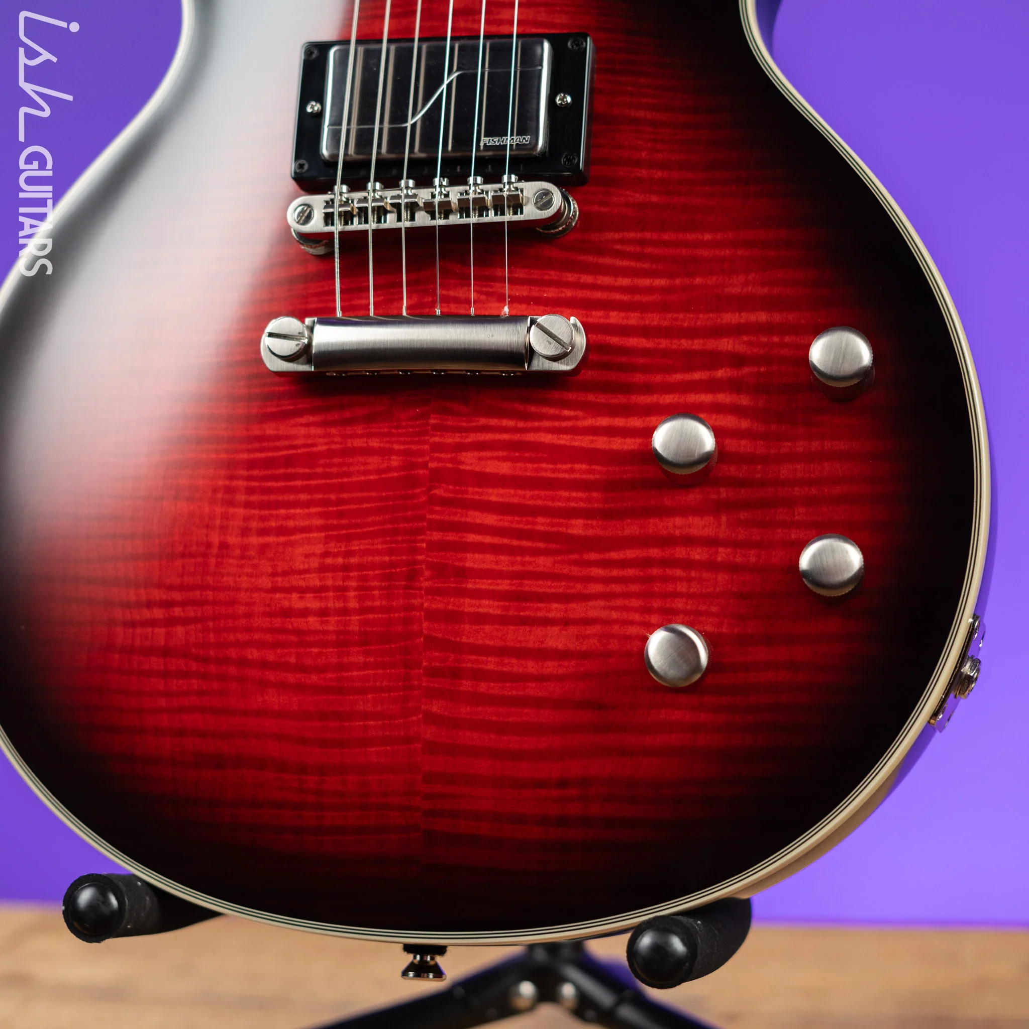 2021 Epiphone Les Paul Prophecy Red Tiger Aged Gloss - Image 4