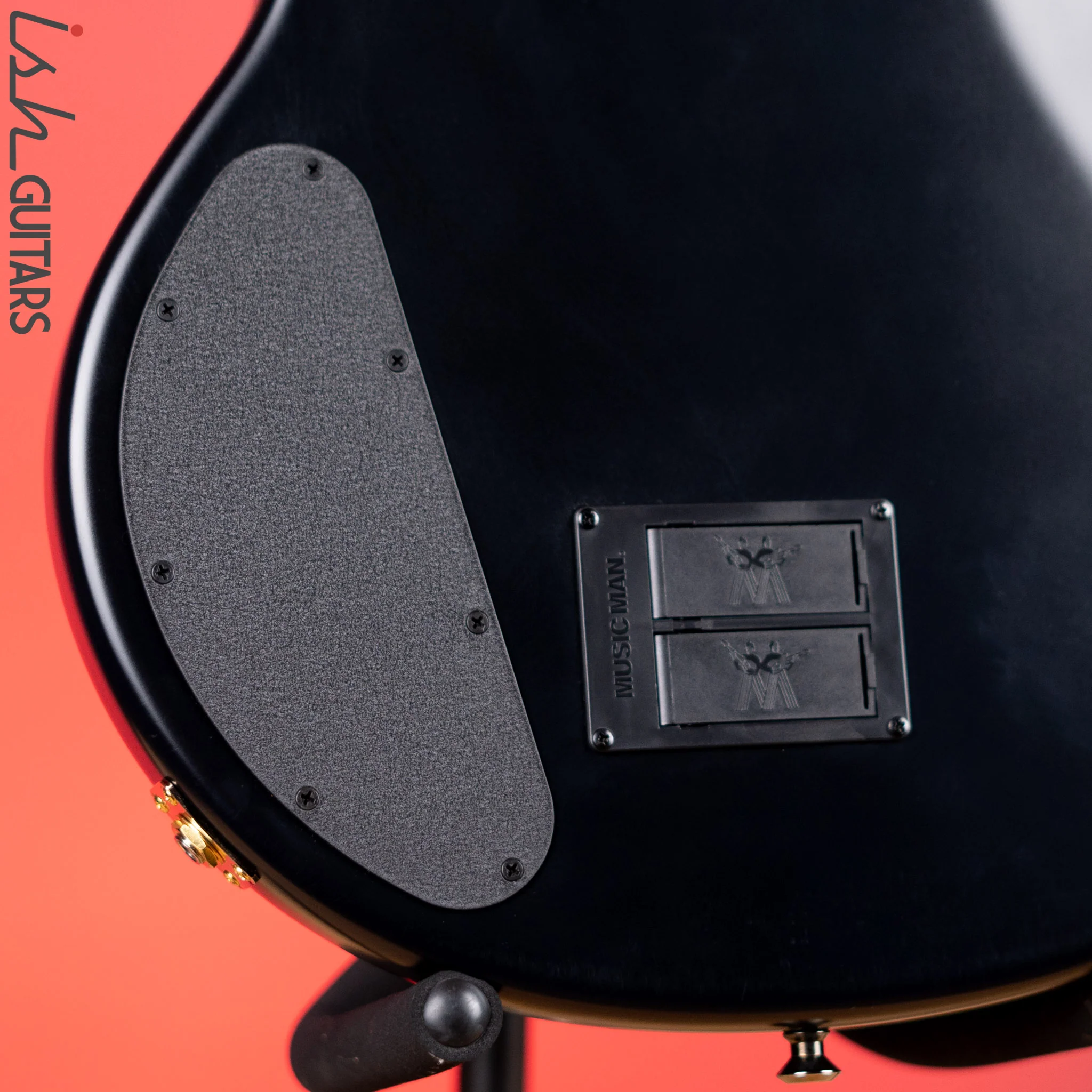 2021 Ernie Ball Music Man BFR Kingpin Stingray HH Matte Black - Image 10