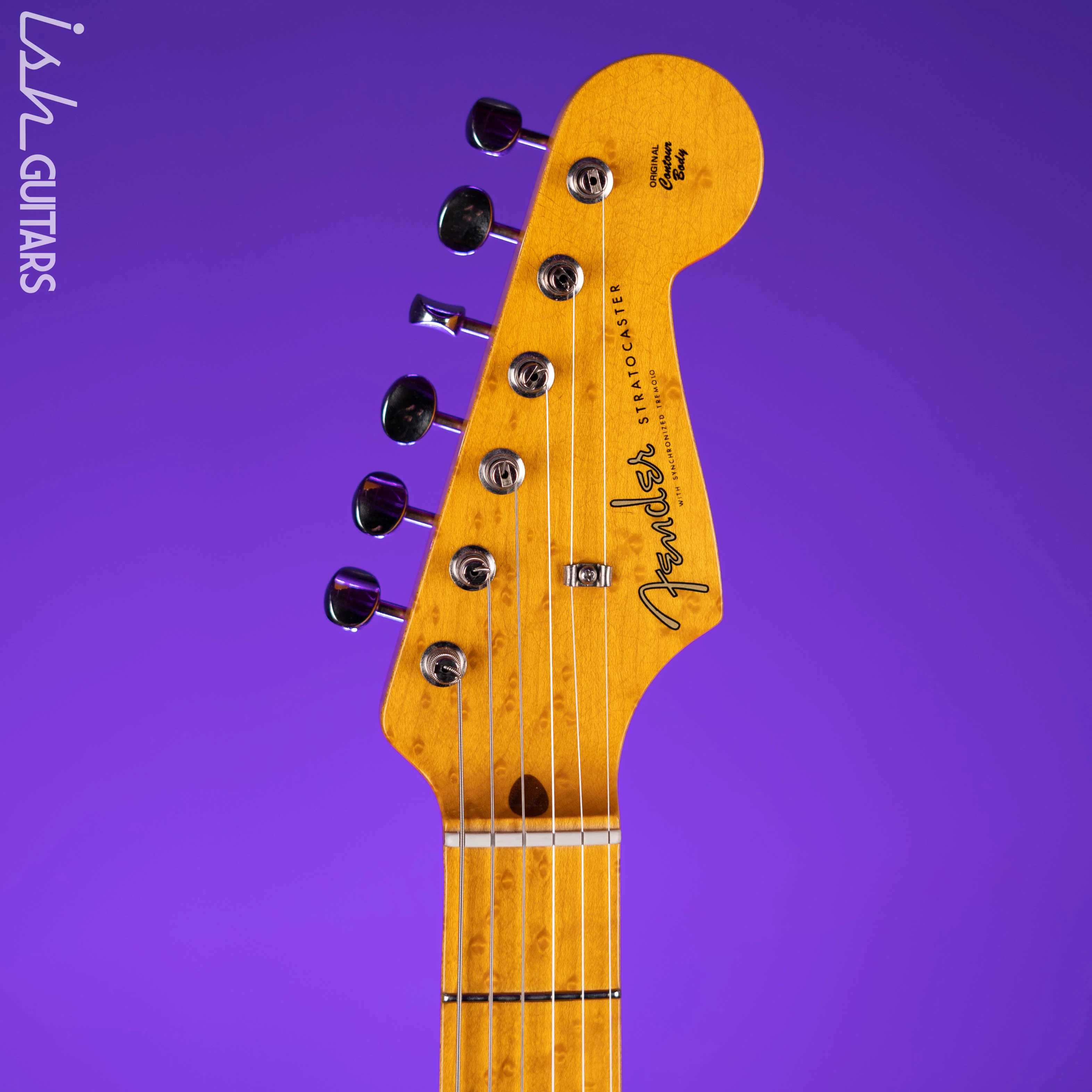 2021 Fender Custom ‘56 Shop Stratocaster Lush Closet Classic 2 Color Sunburst - Image 5
