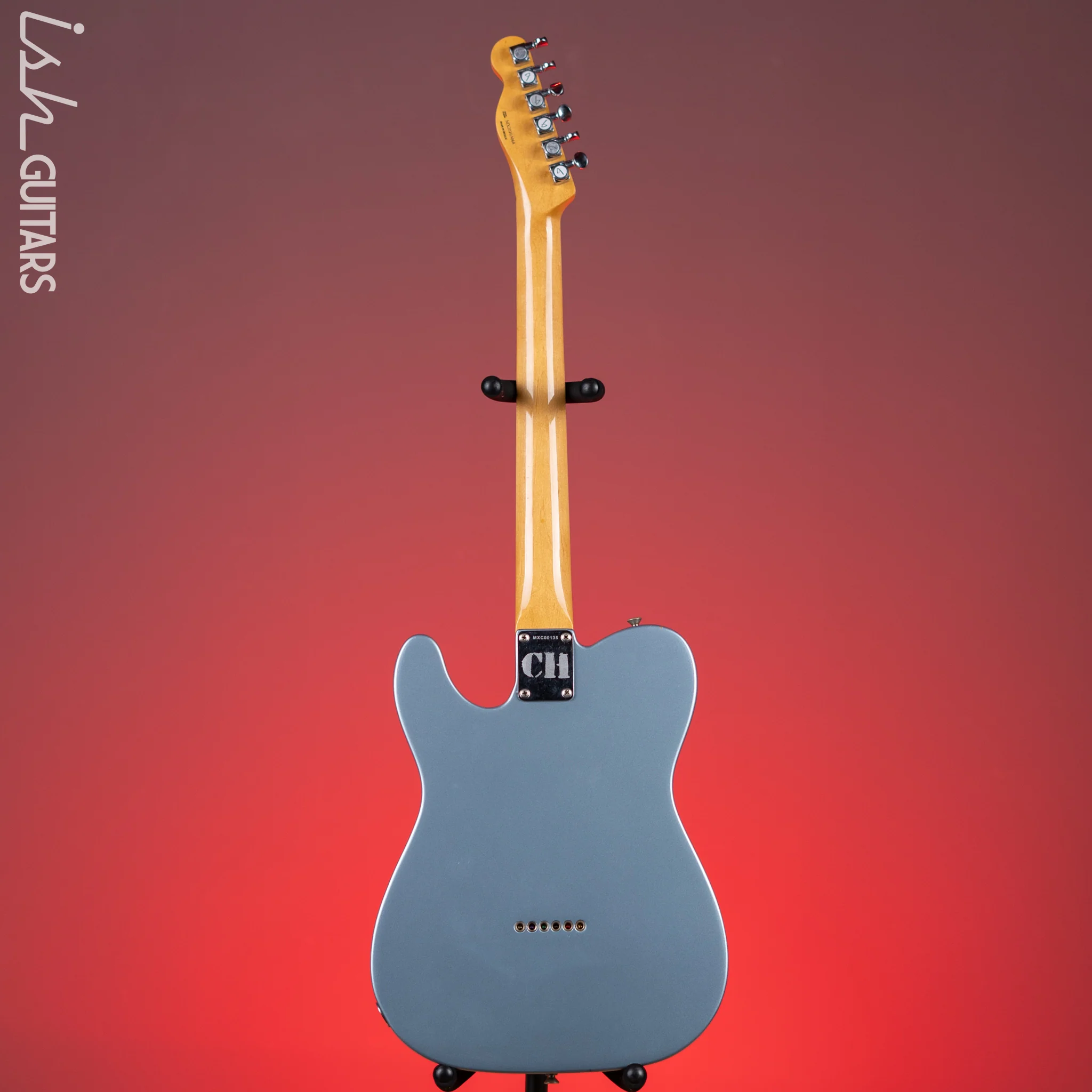 2021 Fender Telecaster Chrissie Hynde Relic Iced Blue Metallic - Image 6