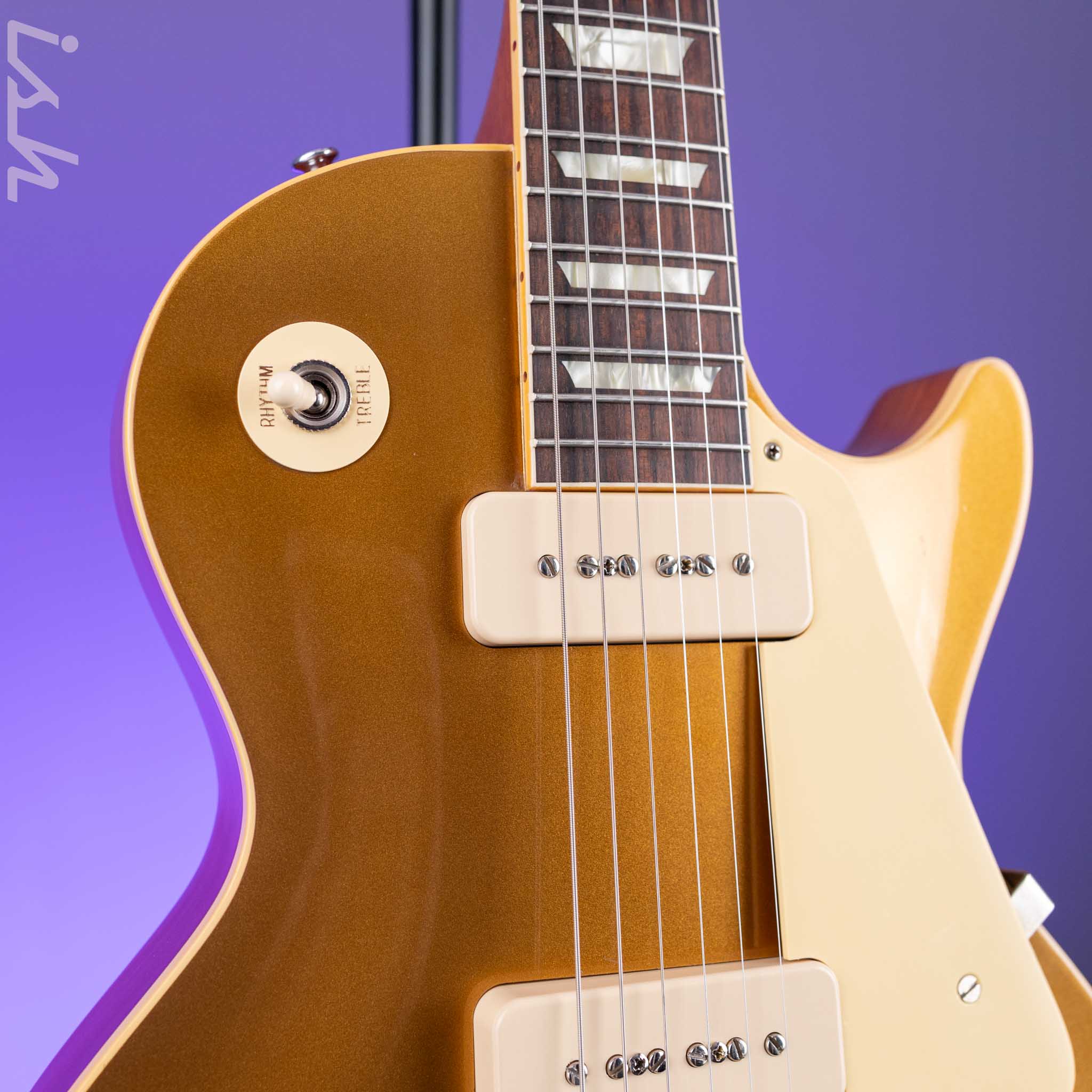 2021 Gibson Custom 1956 Les Paul Goldtop Reissue VOS Double Gold - Image 3