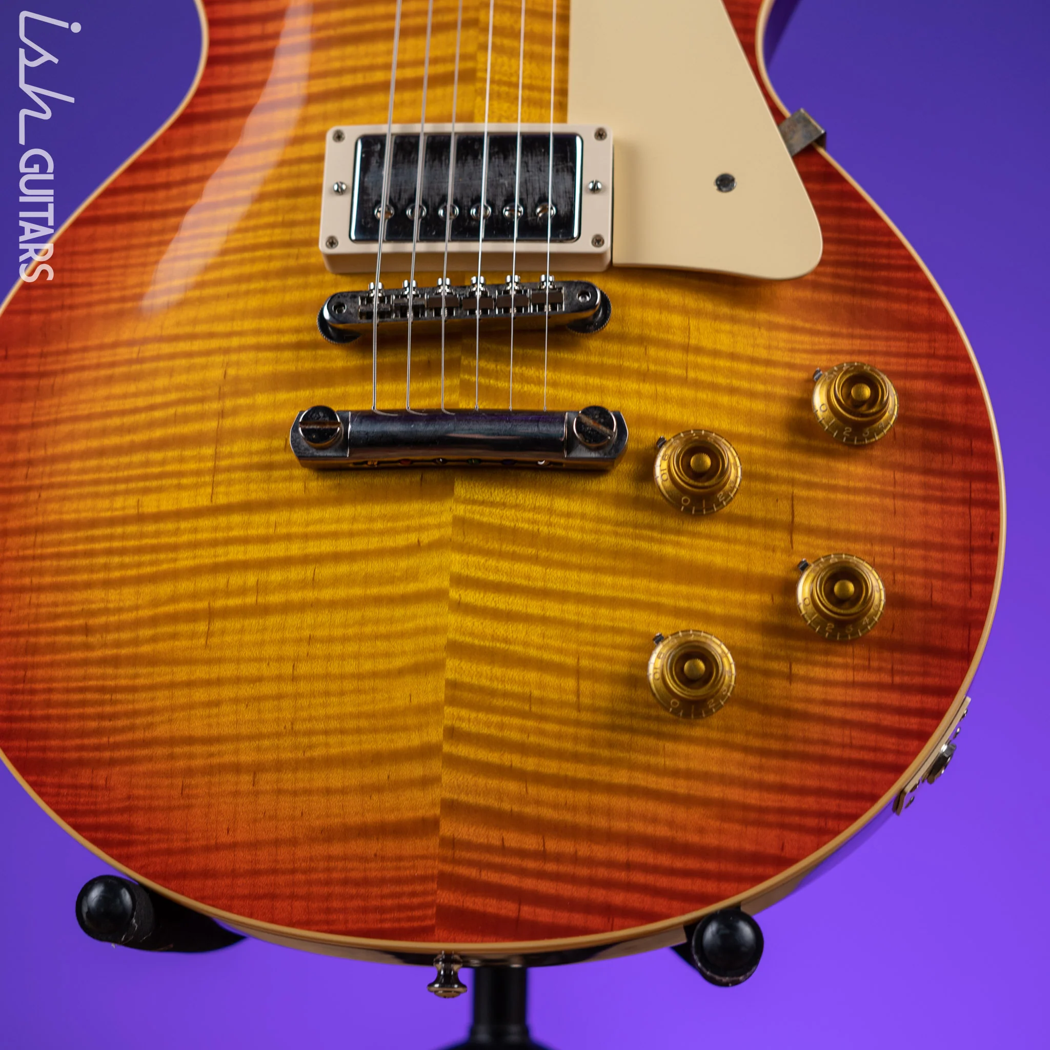 2021 Gibson Custom Shop ‘59 Les Paul Standard Reissue VOS Orange Lemon Fade - Image 4