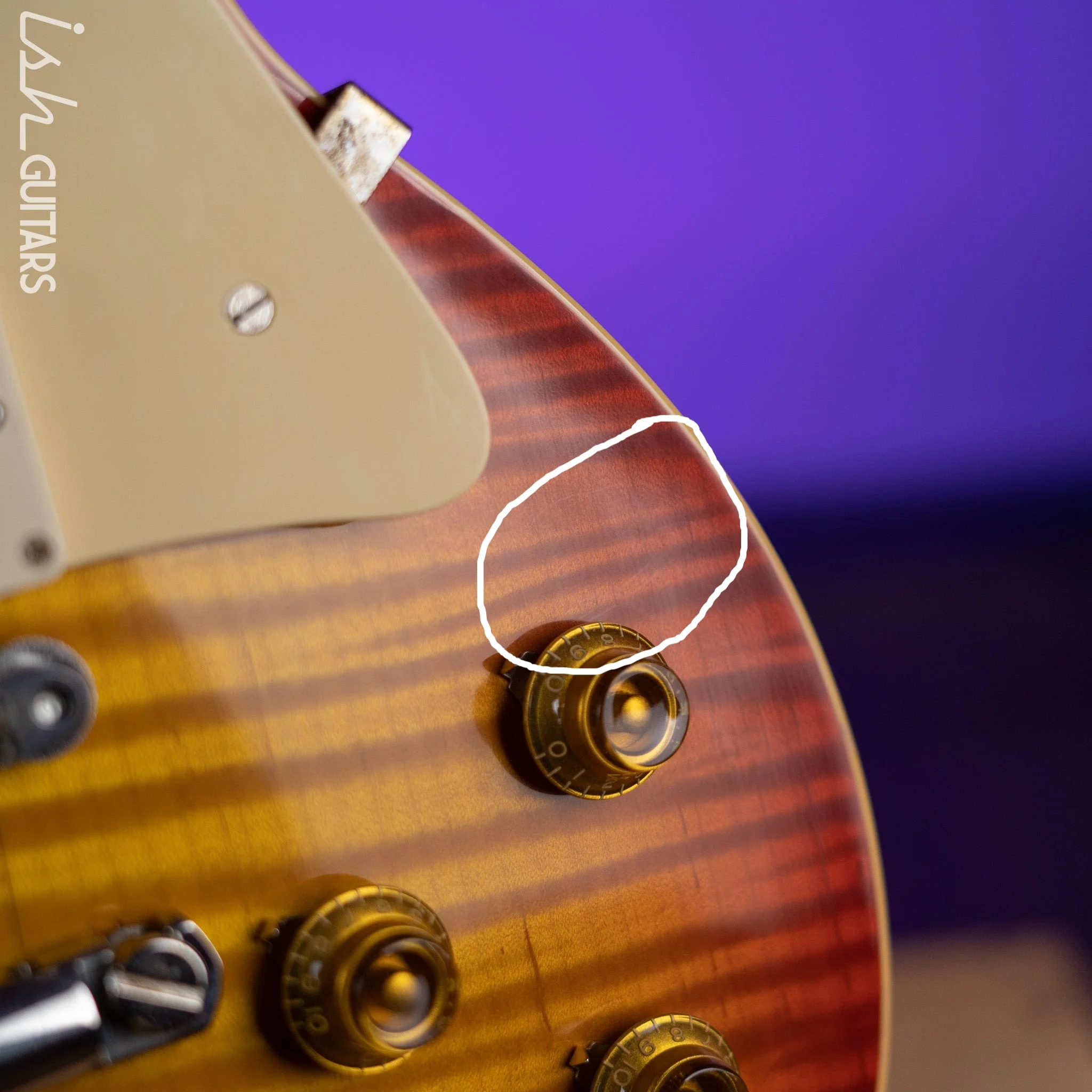 2021 Gibson Custom Shop ‘59 Les Paul Standard Reissue VOS Orange Lemon Fade - Image 7