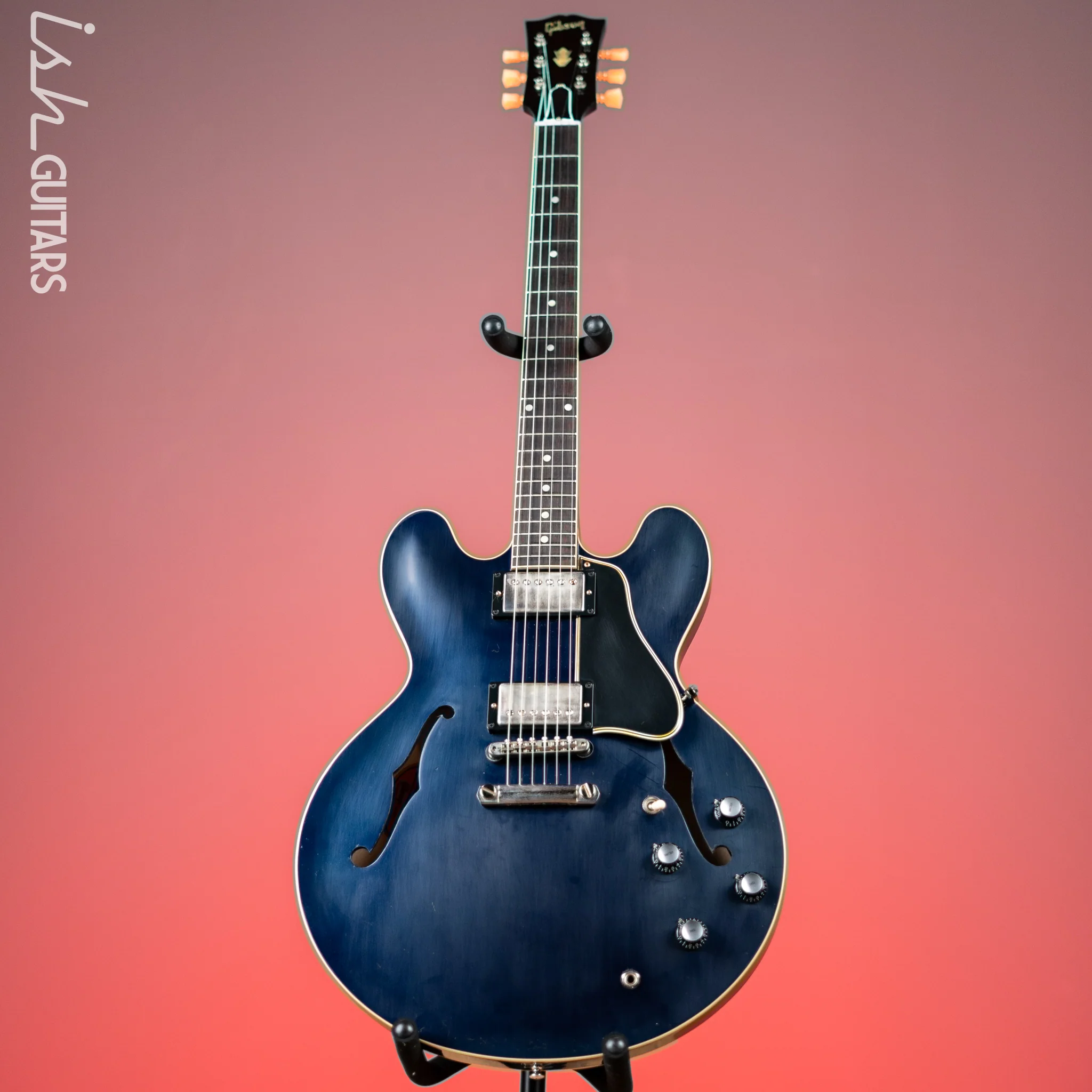 2021 Gibson Custom Shop ‘61 ES-335 Wildwood VOS Candy Apple Blue - Image 2