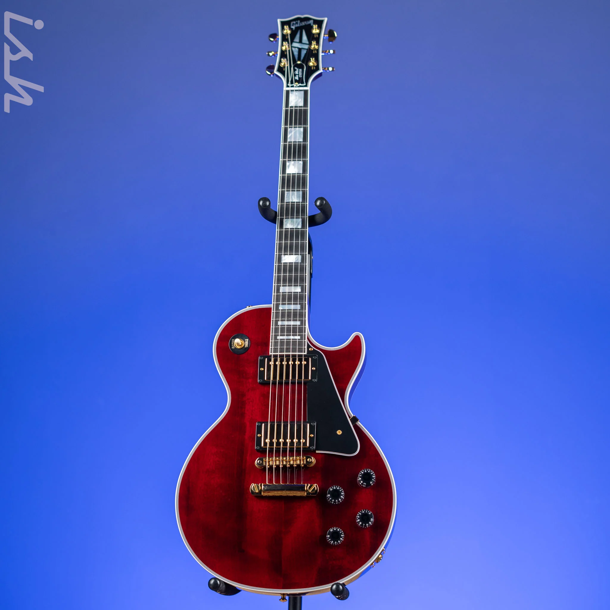 2021 Gibson Les Paul Custom Wine Red w/ Gold Hardware - Image 2