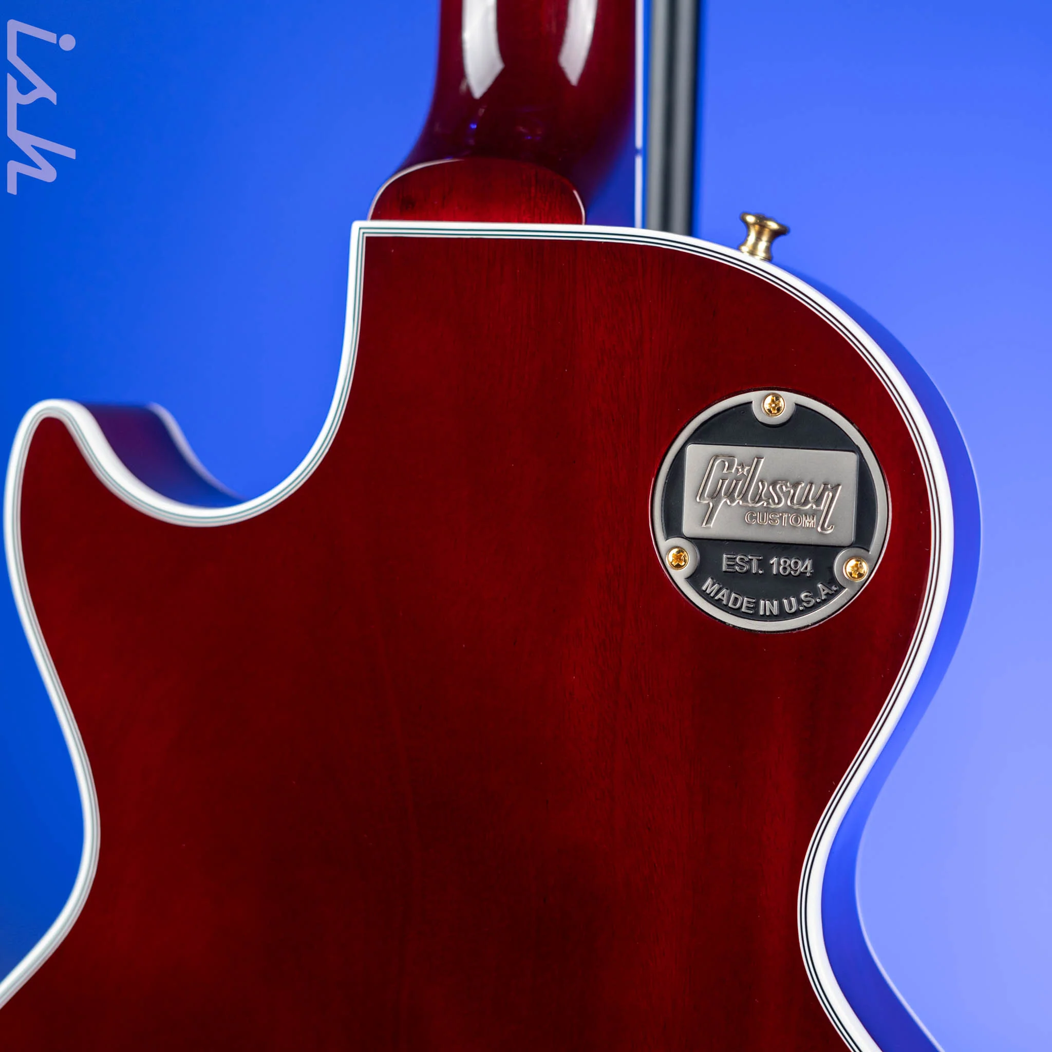 2021 Gibson Les Paul Custom Wine Red w/ Gold Hardware - Image 8