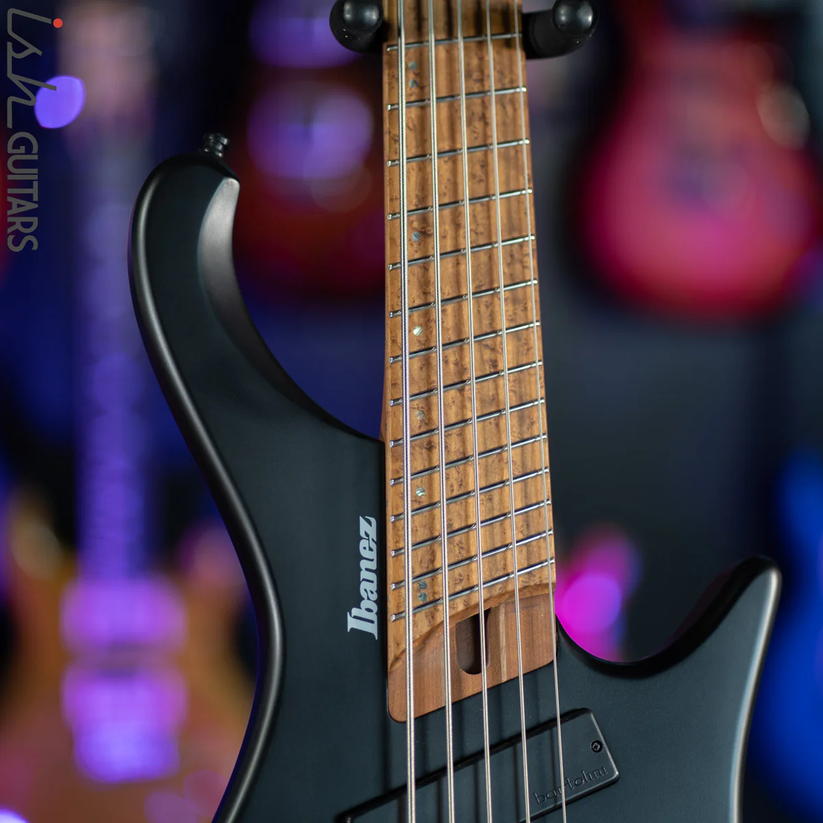 Ibanez EHB1005MS Headless Bass Flat Black - Image 3