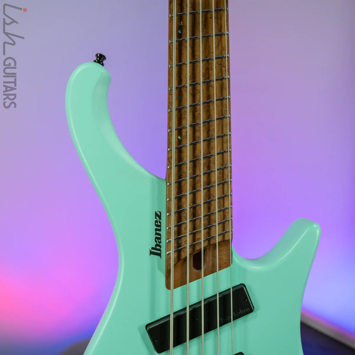 Ibanez EHB1005MS 5 String Seafoam Green Matte - Image 3