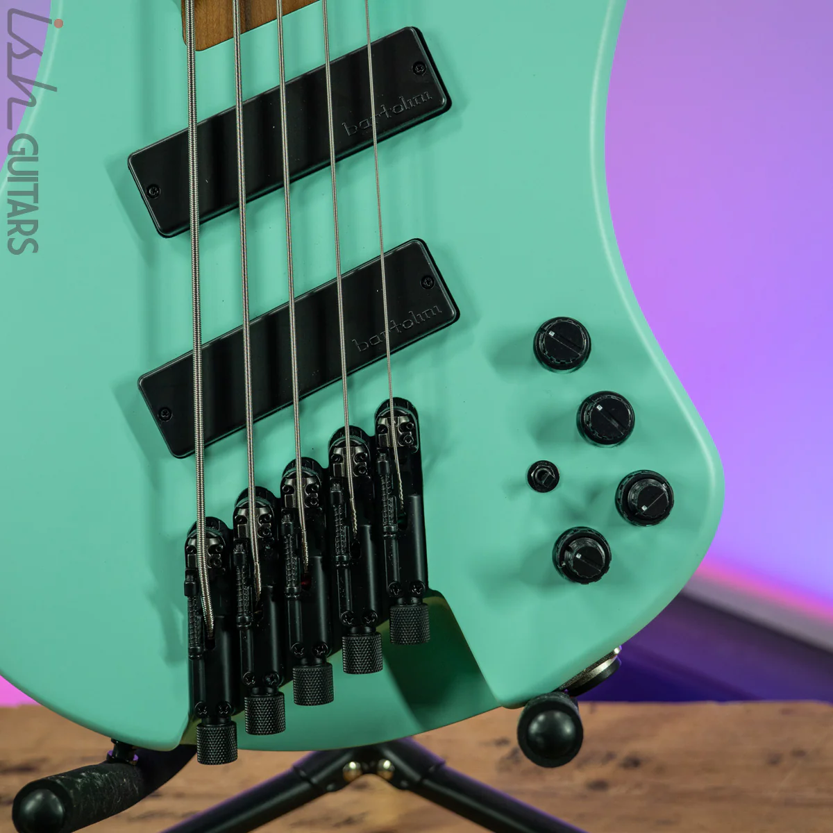 Ibanez EHB1005MS 5 String Seafoam Green Matte - Image 4
