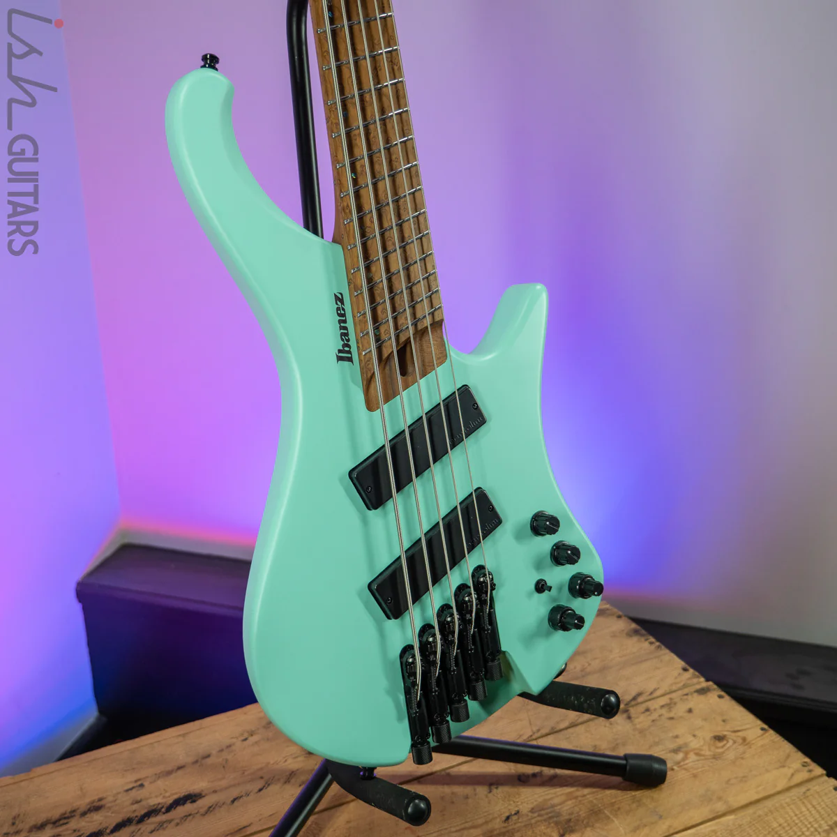 Ibanez EHB1005MS 5 String Seafoam Green Matte - Image 5