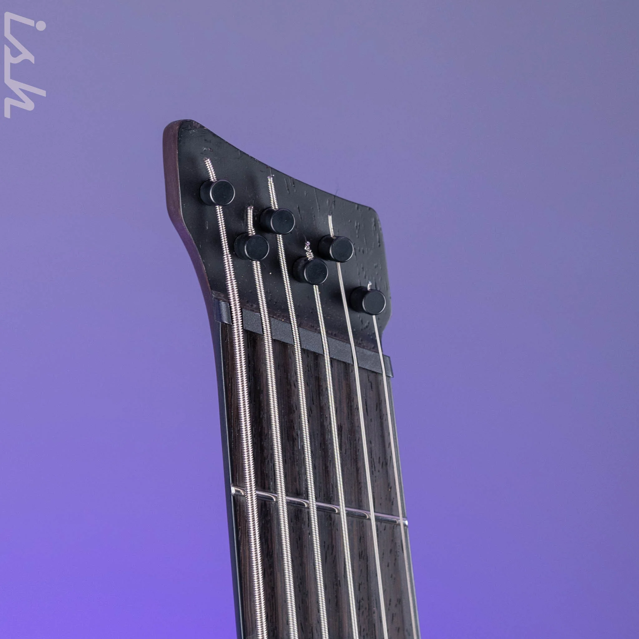 2021 Ibanez EHB1506MS 6-String Bass Black Ice Flat - Image 6