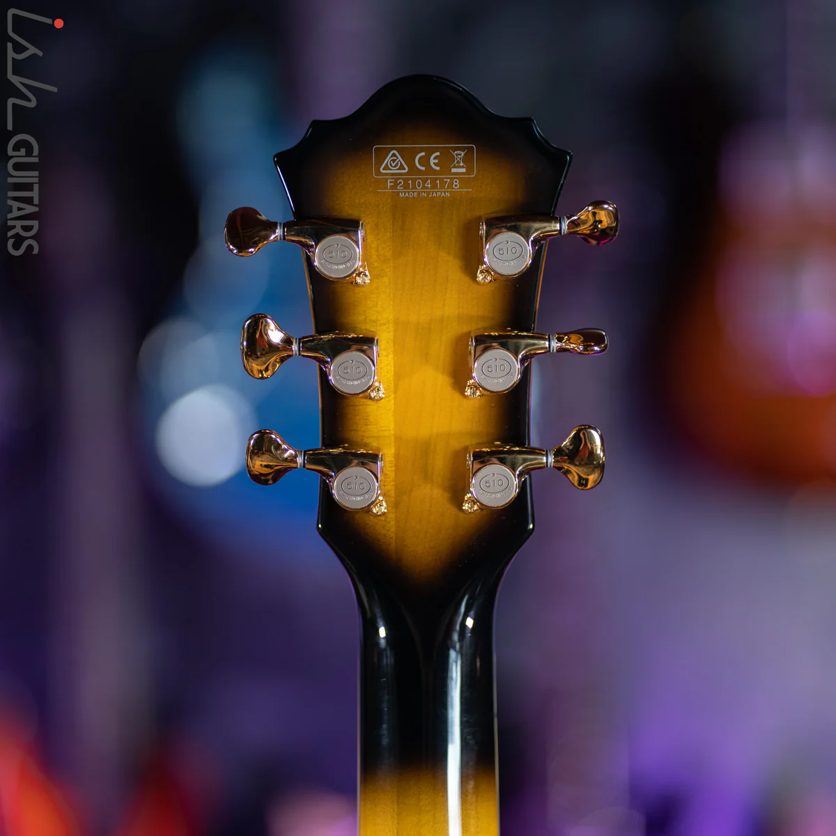 Ibanez LGB300 George Benson Signature Yellow Sunburst - Image 12