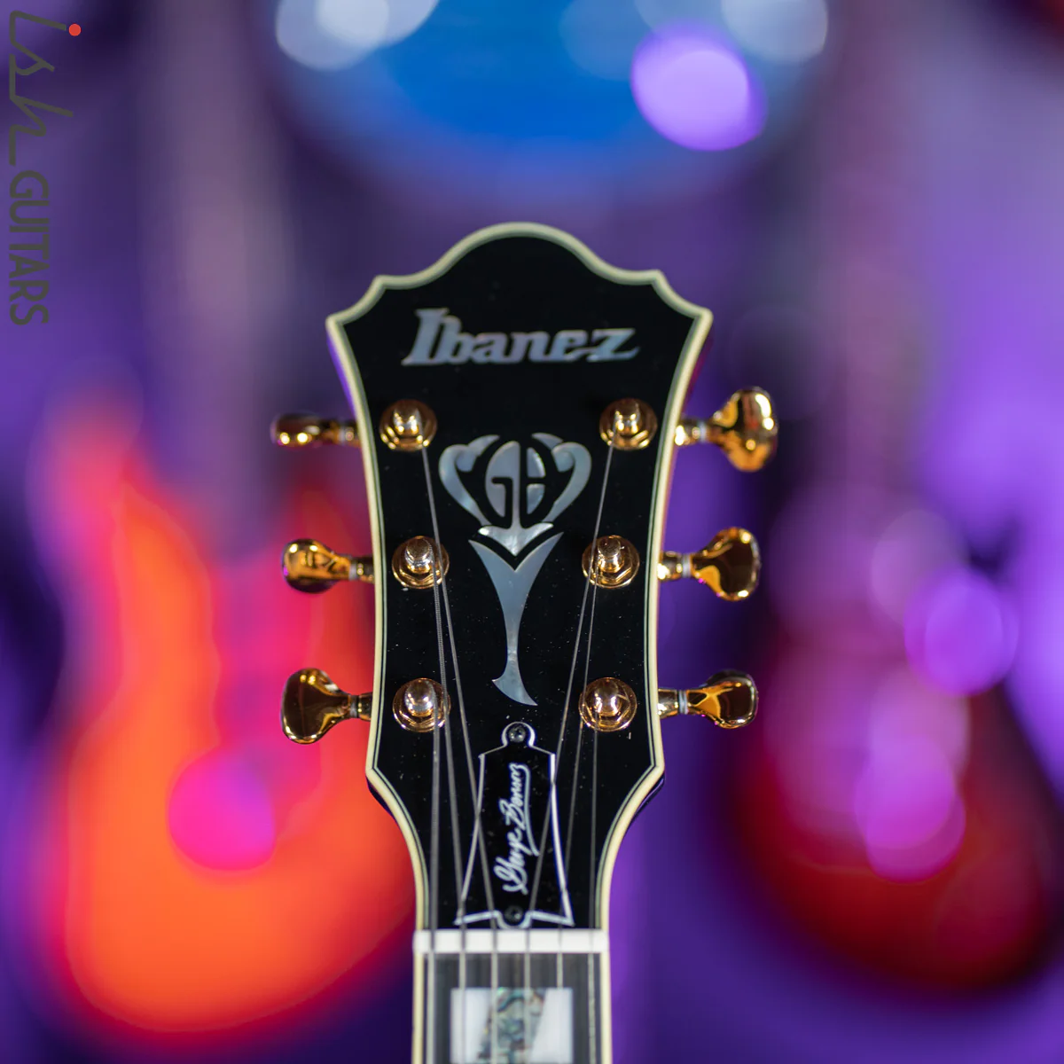 Ibanez LGB300 George Benson Signature Yellow Sunburst - Image 6