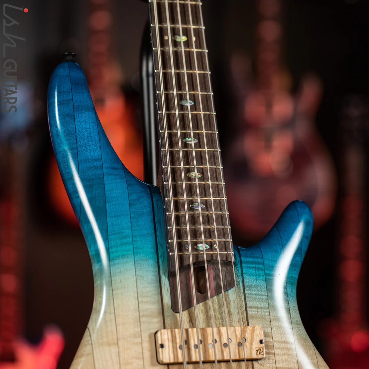 Ibanez Premium SR5CMLTD 5-String Caribbean Islet Low Gloss - Image 5
