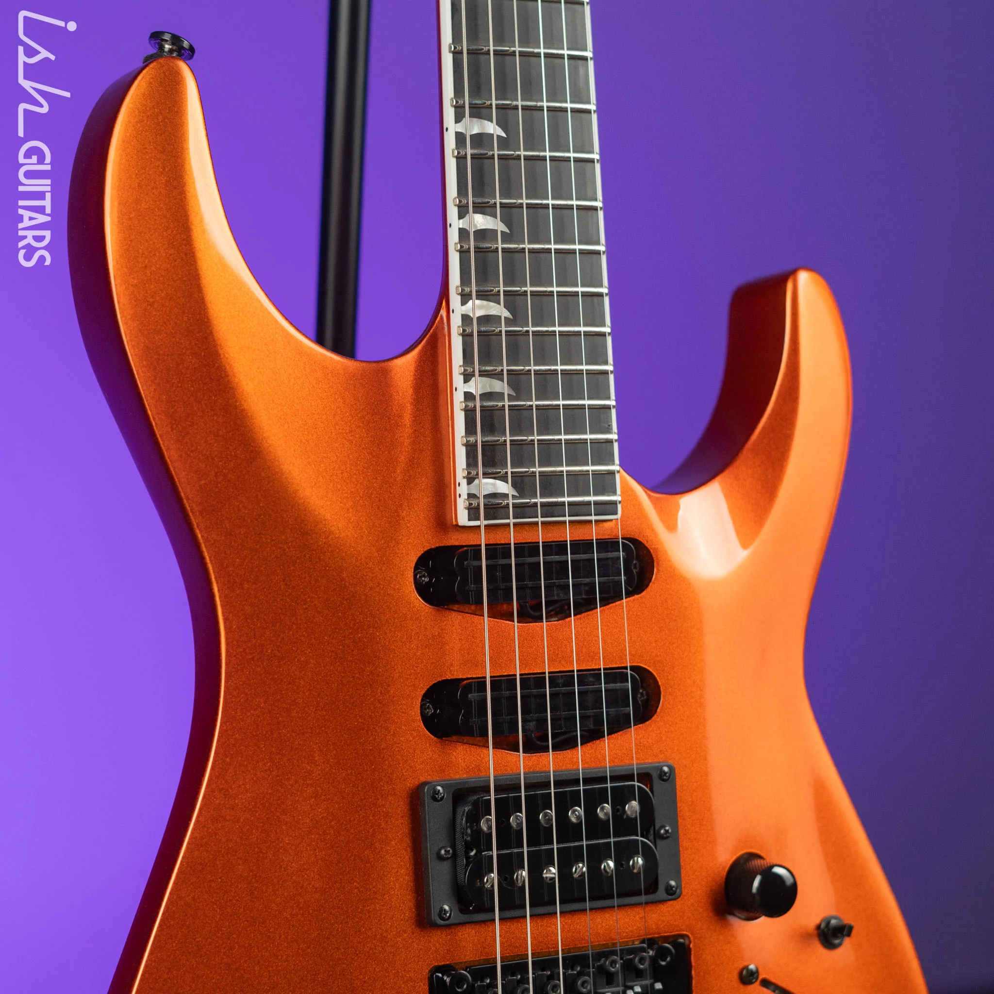 2021 Kramer SM-1 Orange Crush Electric Guitar - Image 3