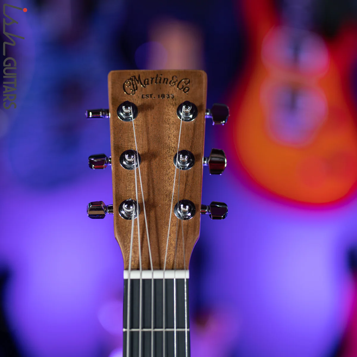 Martin DJr-10E Streetmaster Natural Sapele - Image 7