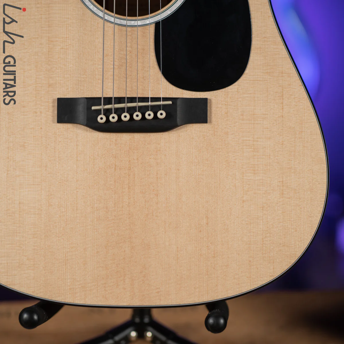 Martin DJr-10 Dreadnought Junior Acoustic Guitar Natural Sitka - Image 4