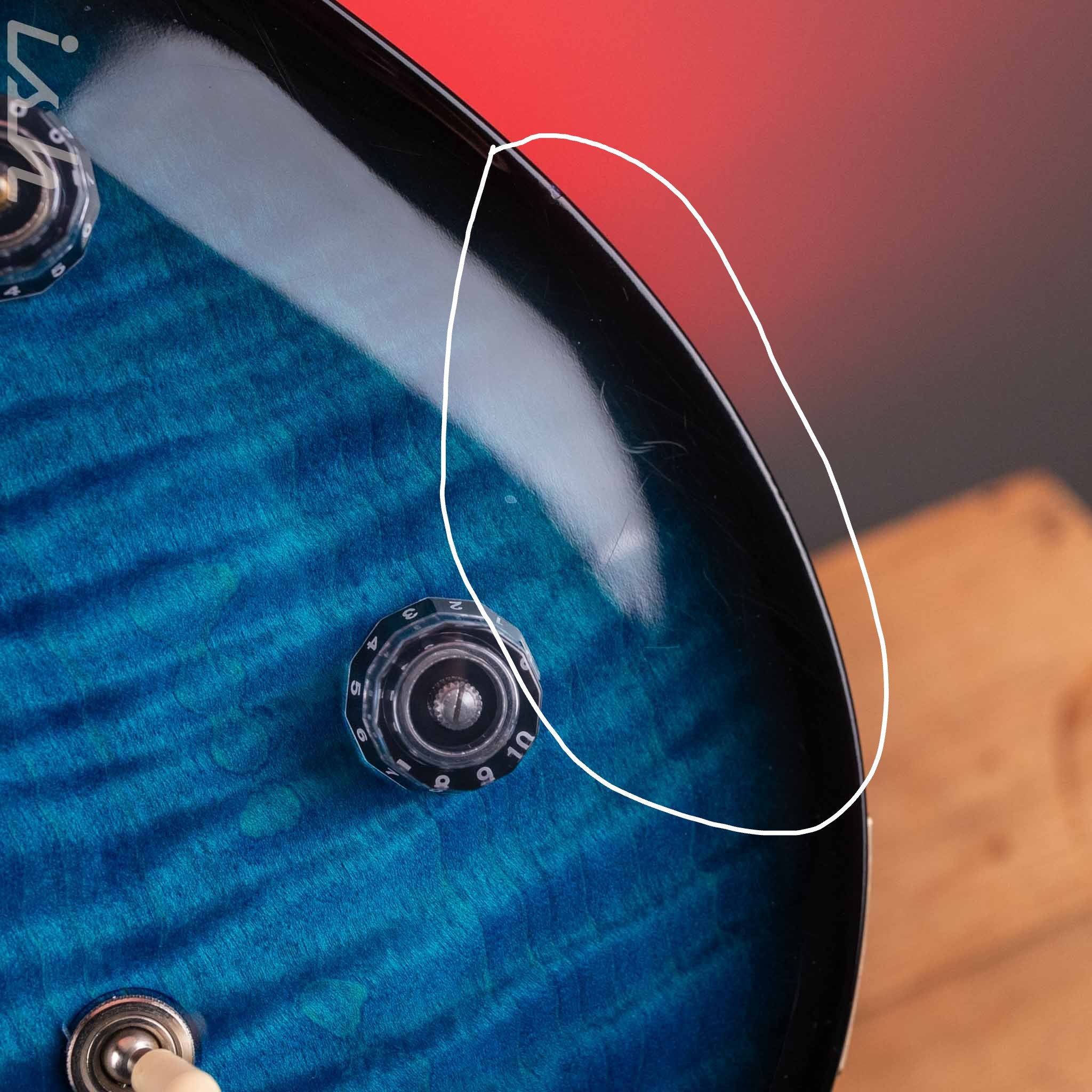 2021 PRS CE 24 Royal Blue Smokewrap - Image 6
