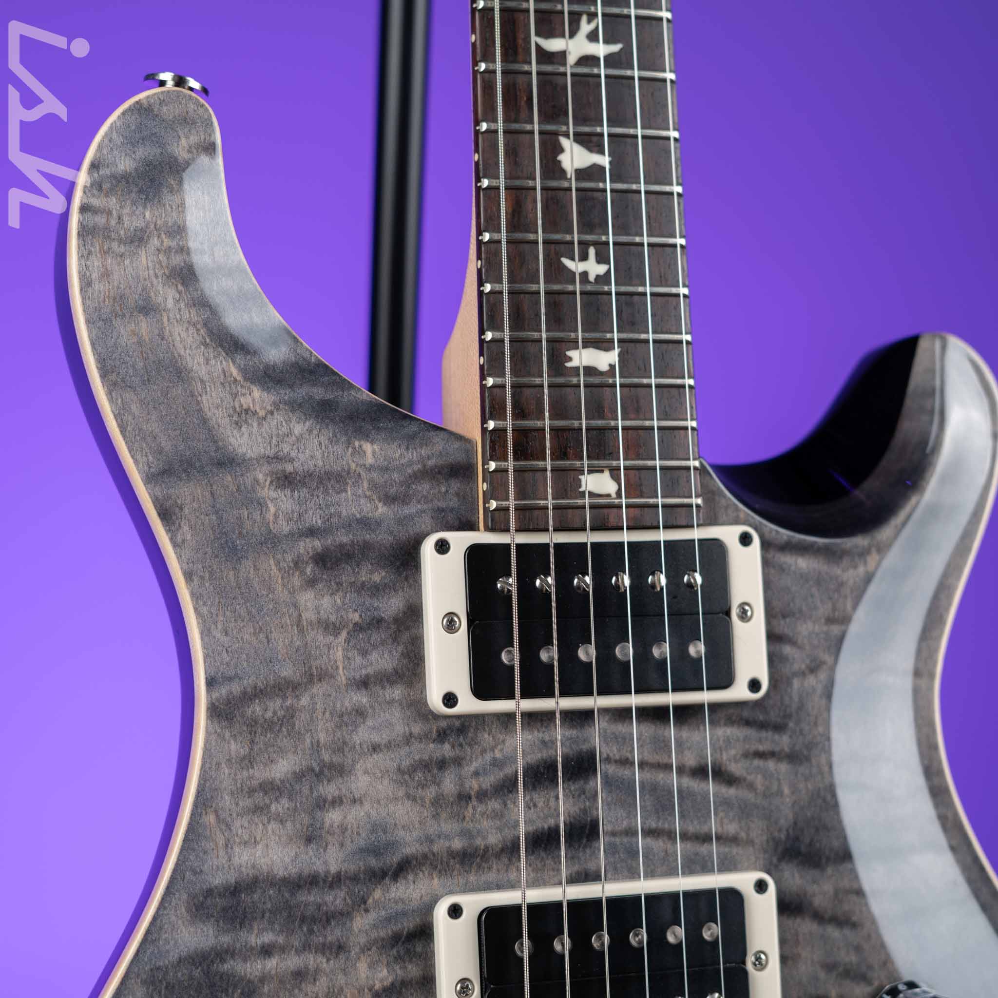 2021 PRS CE 24 Semi-Hollow Electric Guitar Charcoal - Image 3