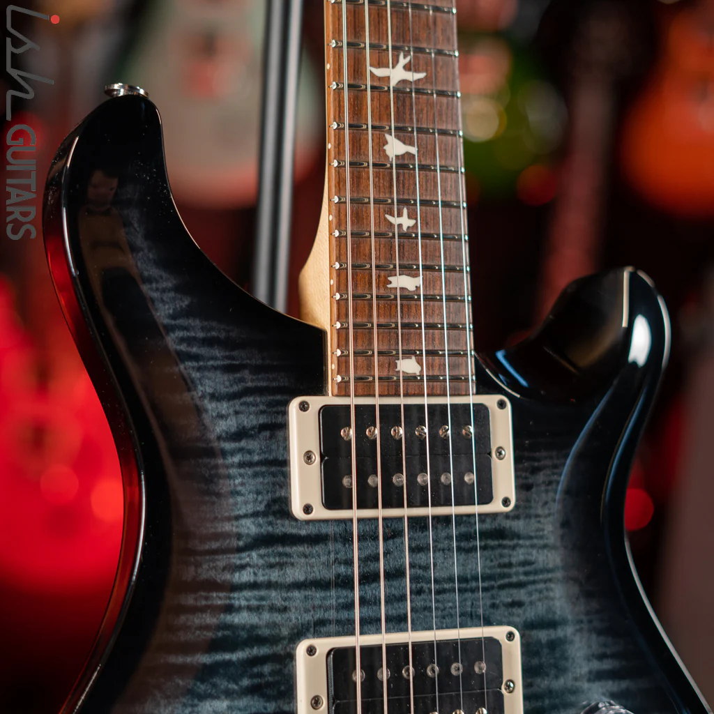 2021 PRS CE 24 Semi-Hollow Faded Whale Blue Smoked Wrap - Image 3