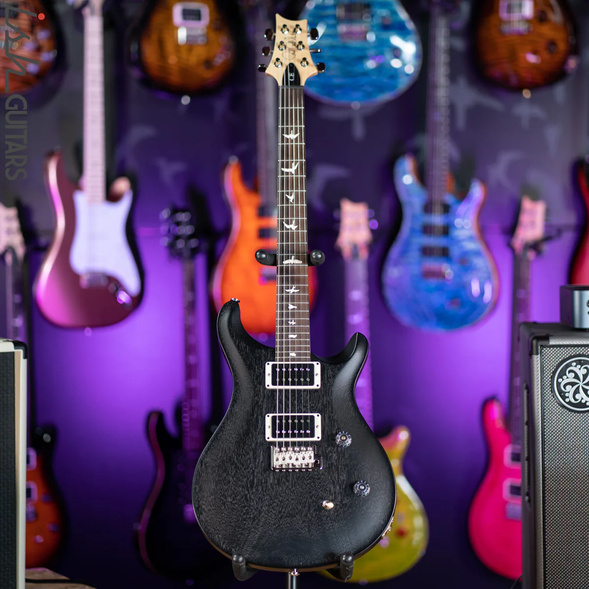 2021 PRS CE 24 Standard Satin Nitro Charcoal - Image 2