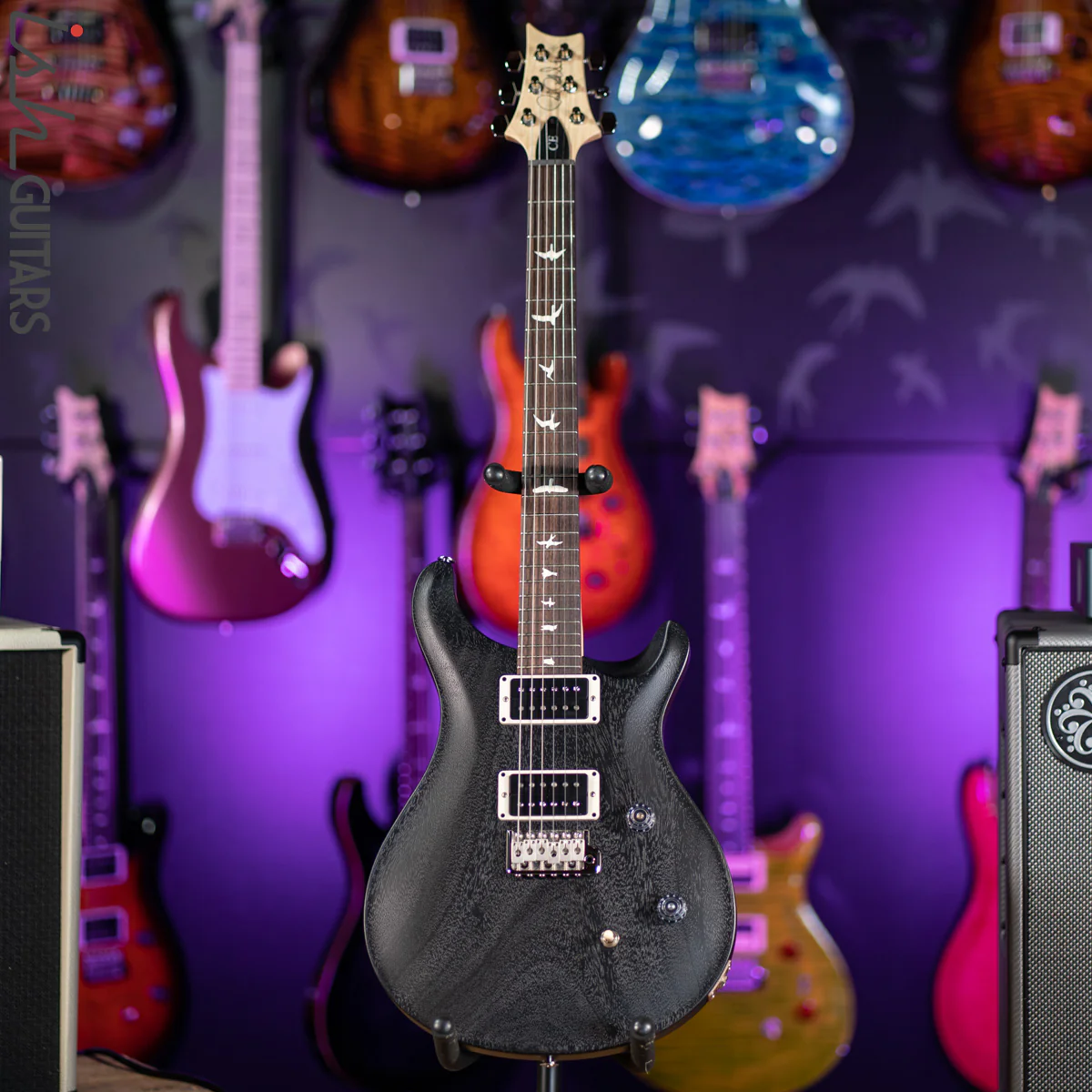 2021 PRS CE 24 Standard Satin Nitro Charcoal - Image 2
