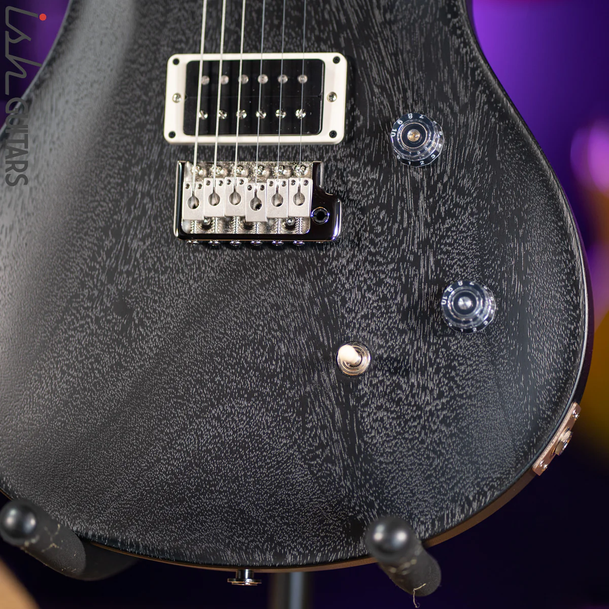 2021 PRS CE 24 Standard Satin Nitro Charcoal - Image 4