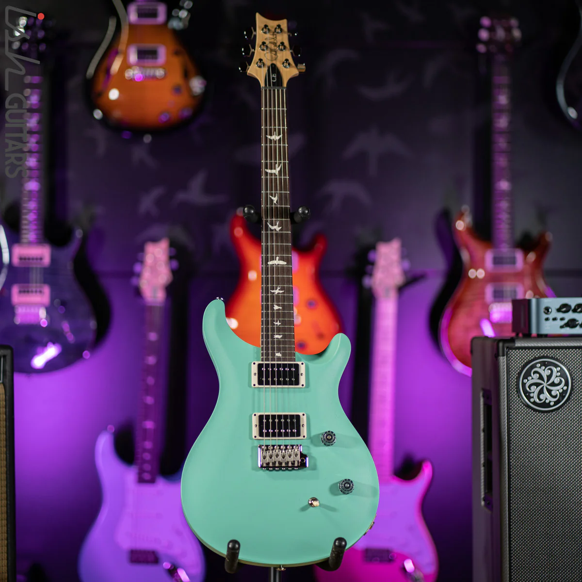 2021 PRS CE 24 Standard Satin Nitro Seafoam Green - Image 2