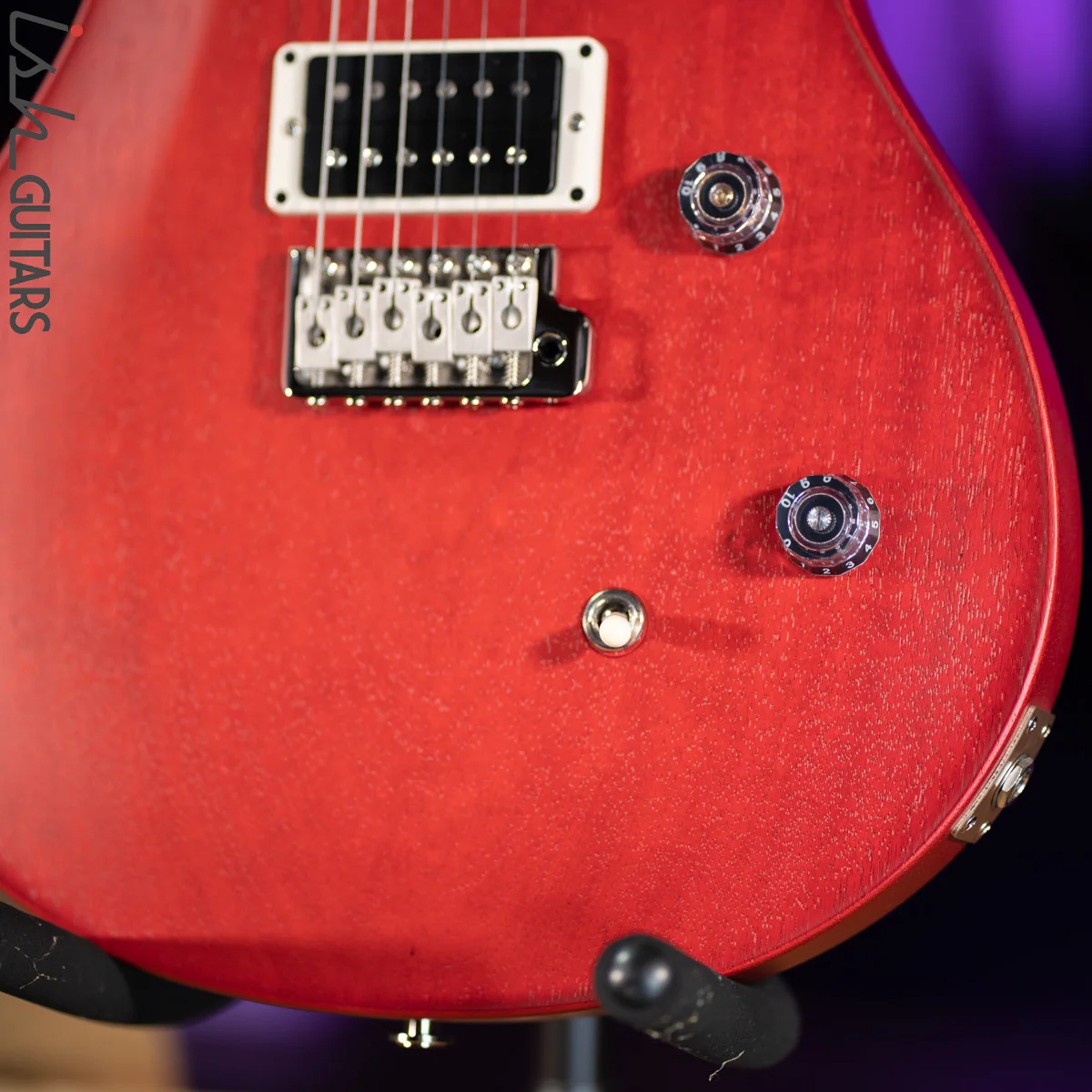 2021 PRS CE 24 Standard Satin Nitro Vintage Cherry - Image 4