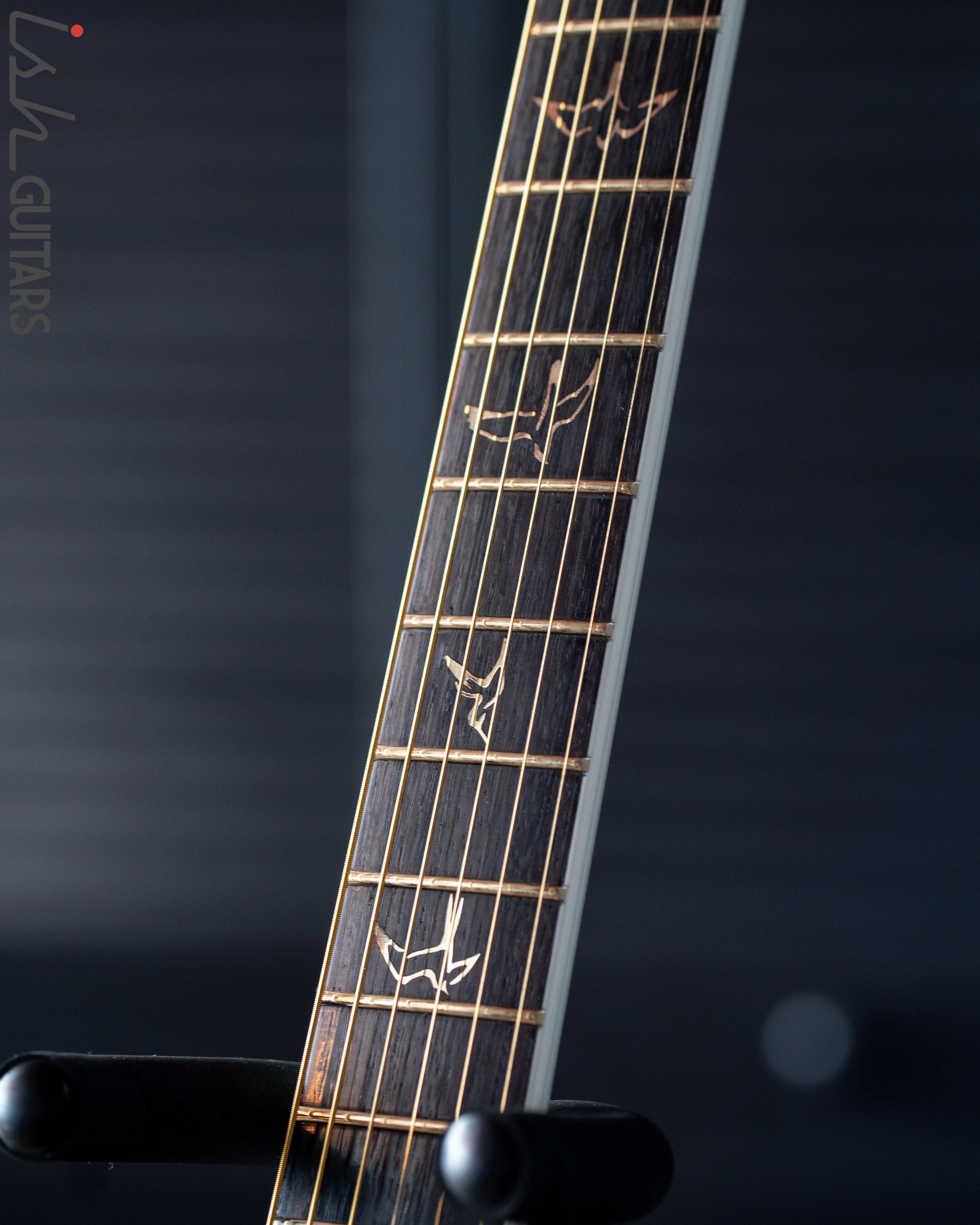 PRS Private Stock Custom 24 "Sculpture" Hollowbody Piezo 3.9lbs 10K Gold Inlay White - Image 8
