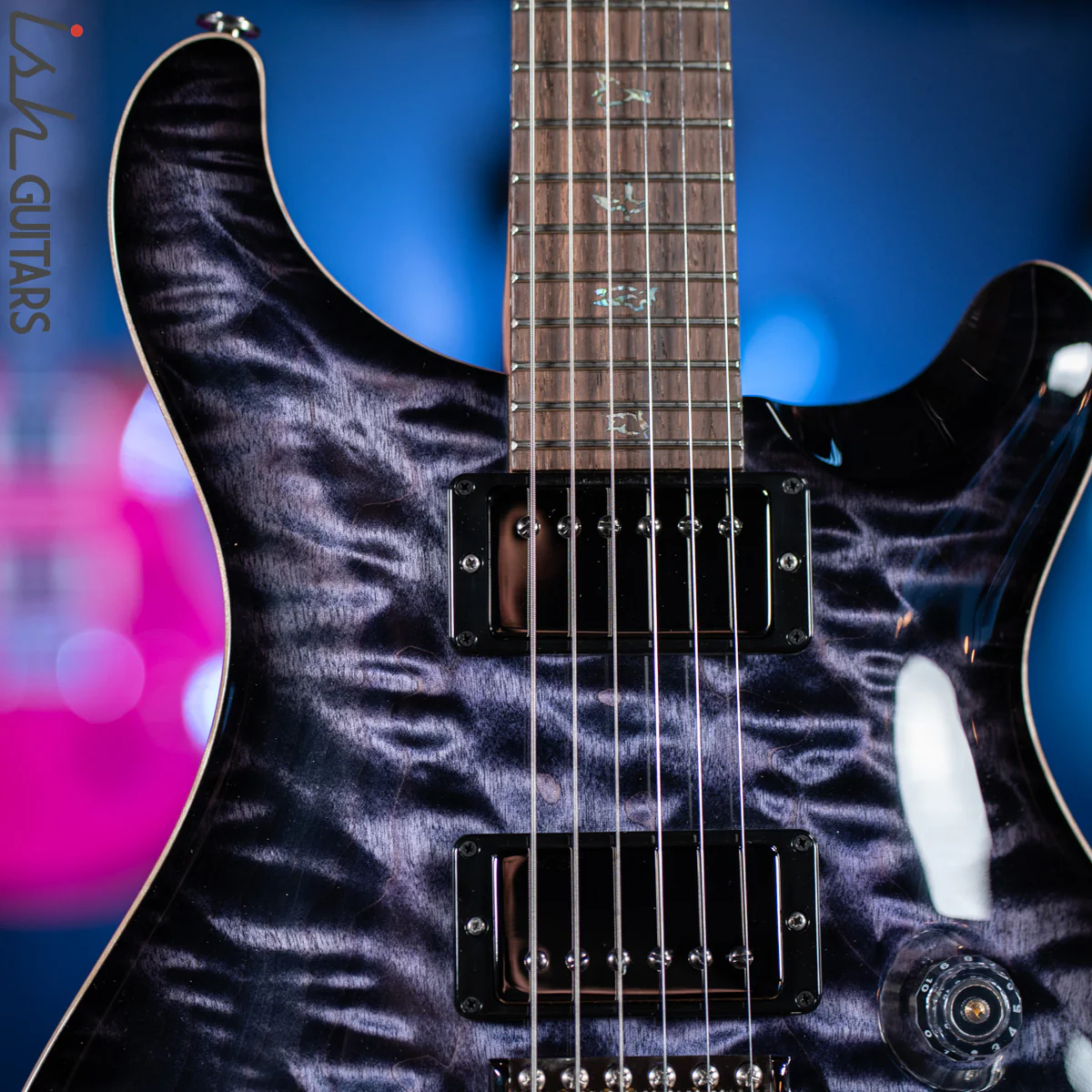 PRS Custom 24 Purple Mist One Piece Quilt Maple 10 Top Wood Library - Image 3