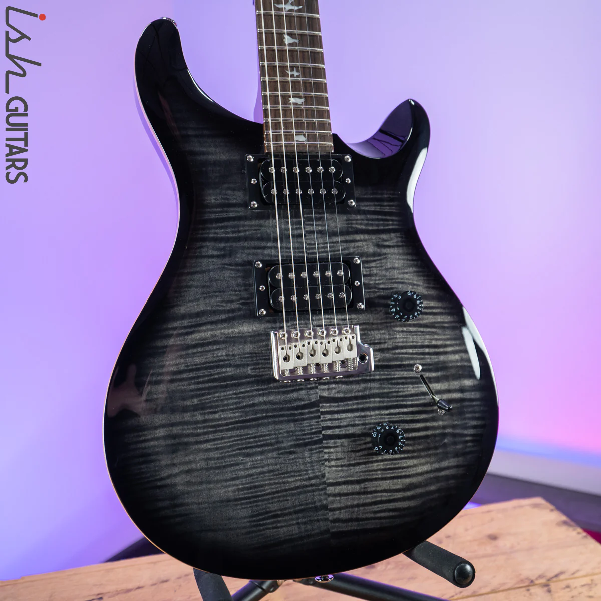 PRS SE Custom 24 Charcoal Burst
