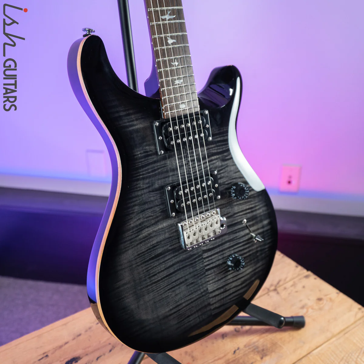PRS SE Custom 24 Charcoal Burst - Image 5