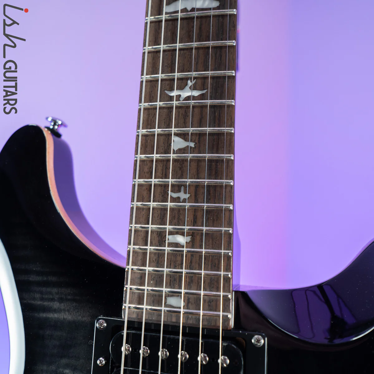 PRS SE Custom 24 Charcoal Burst - Image 6