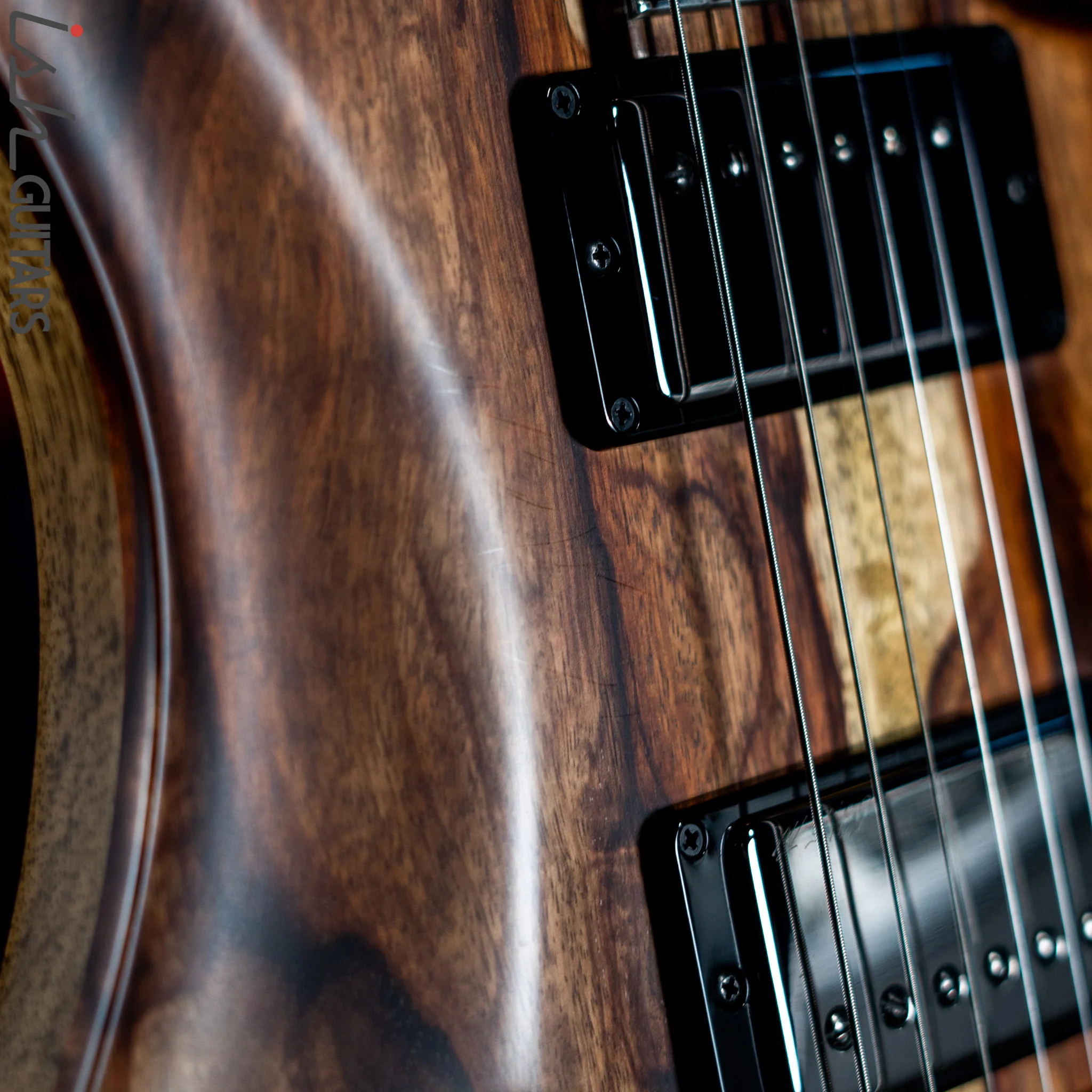 2021 PRS Custom 24 Semi-Hollow Private Natural Hormigo - Image 4