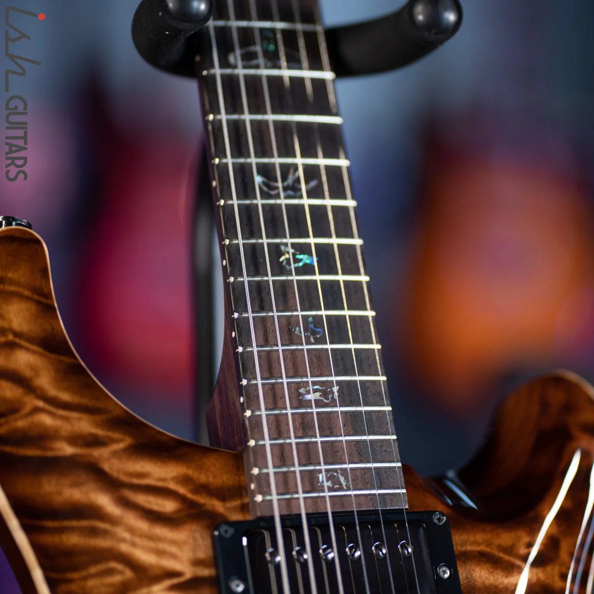 PRS Custom 24 Wood Library Copperhead Burst One Piece Quilt 10 Top Rosewood Neck - Image 5