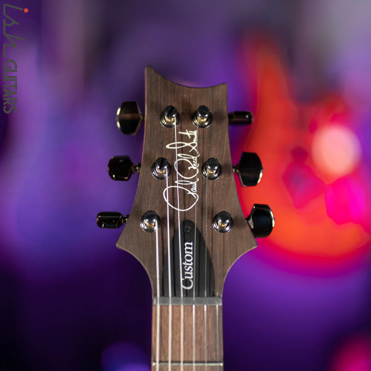 PRS Custom 24 Wood Library Aquabluex Purple Burst One Piece 10 Top Quilt - Image 6