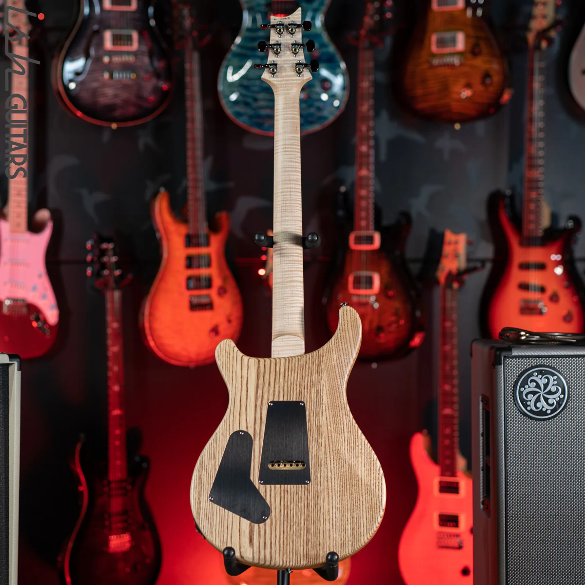 PRS Custom 24 Wood Library Powder Blue Opaque Satin - Image 9
