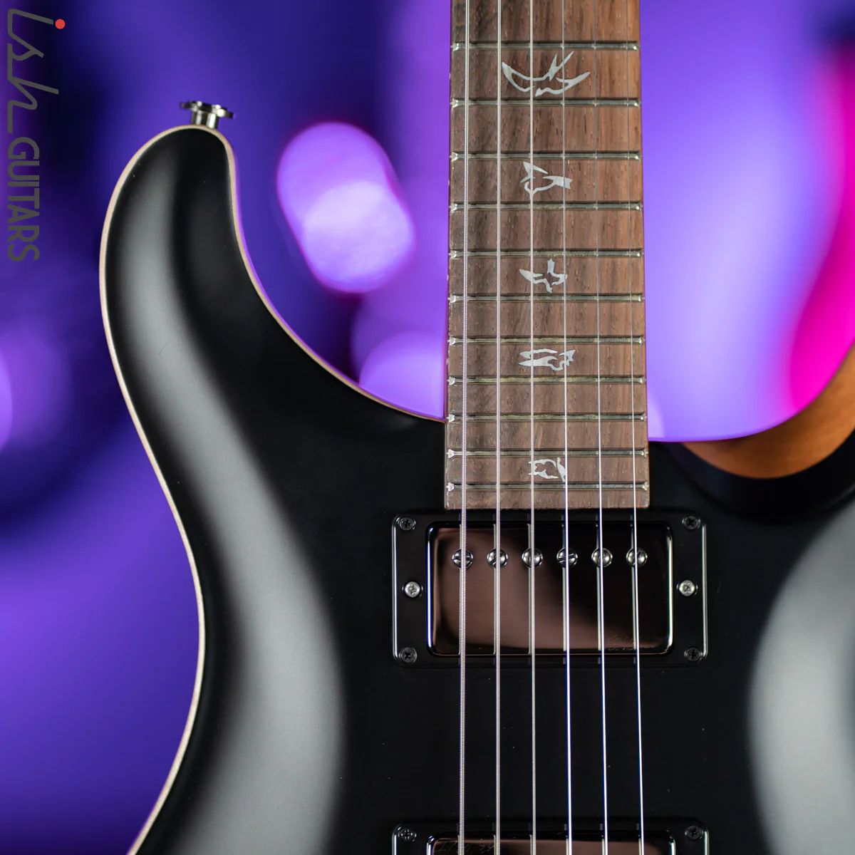 PRS Custom 24 Wood Library Black Opaque Satin - Image 3