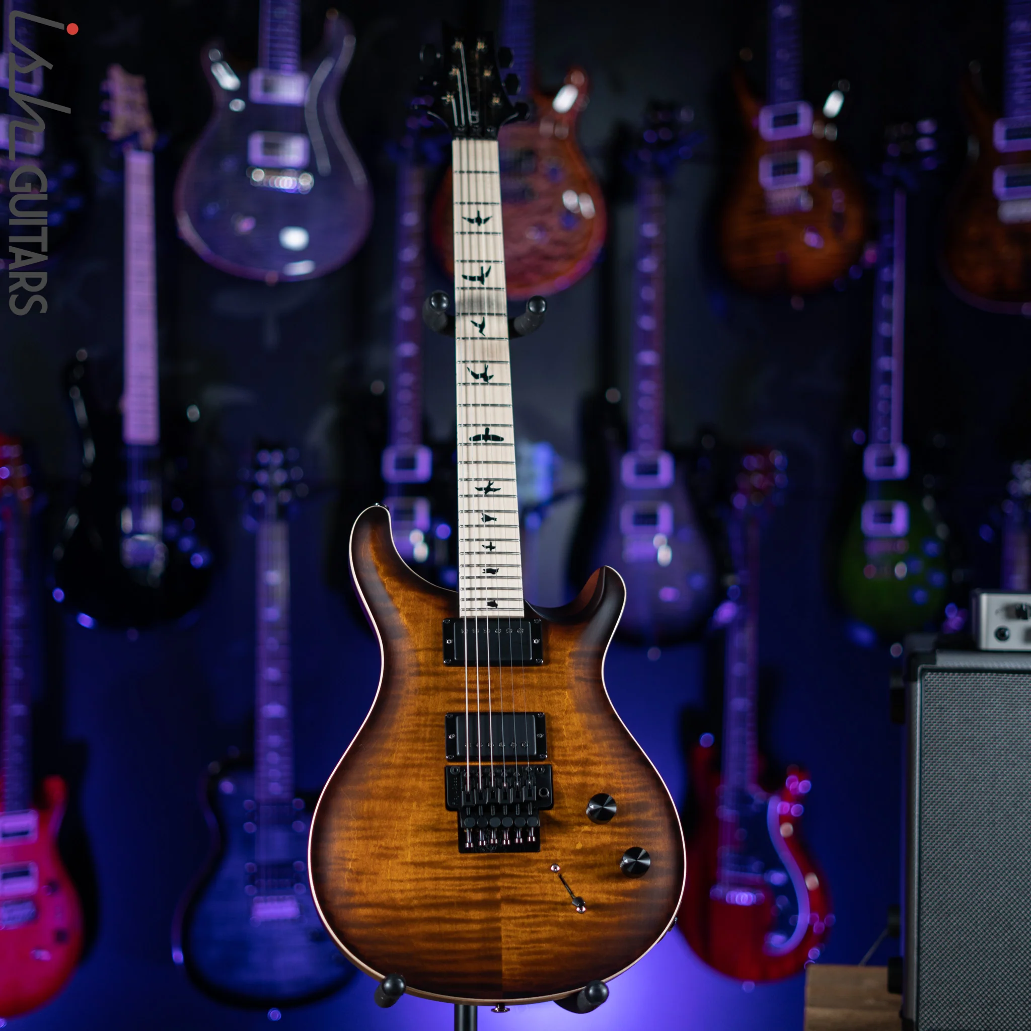 2021 PRS Dustie Waring DW CE 24 Floyd Burnt Amber Smokeburst - Image 2