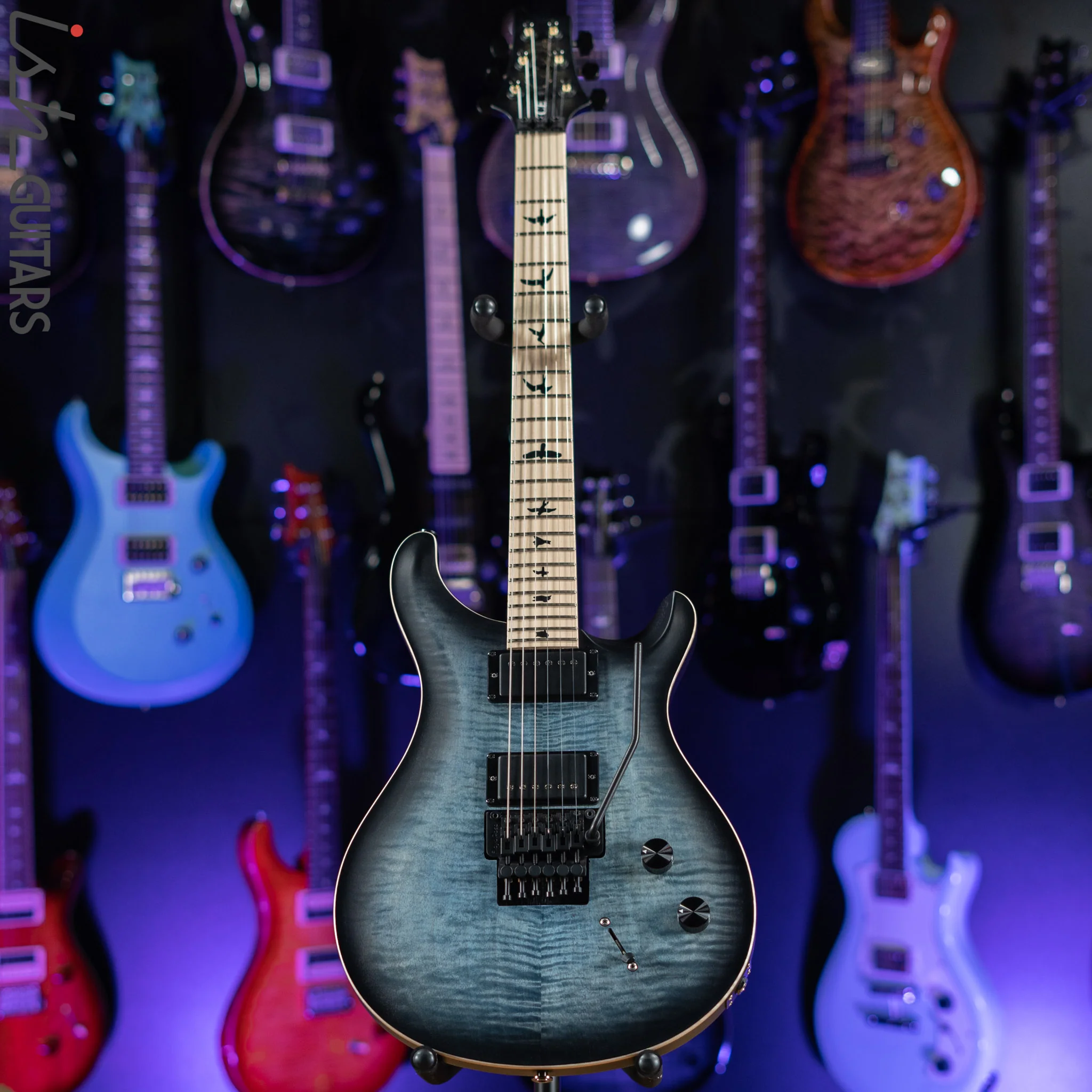 2021 PRS Dustie Waring DW CE 24 Floyd Faded Blue Smokeburst - Image 2