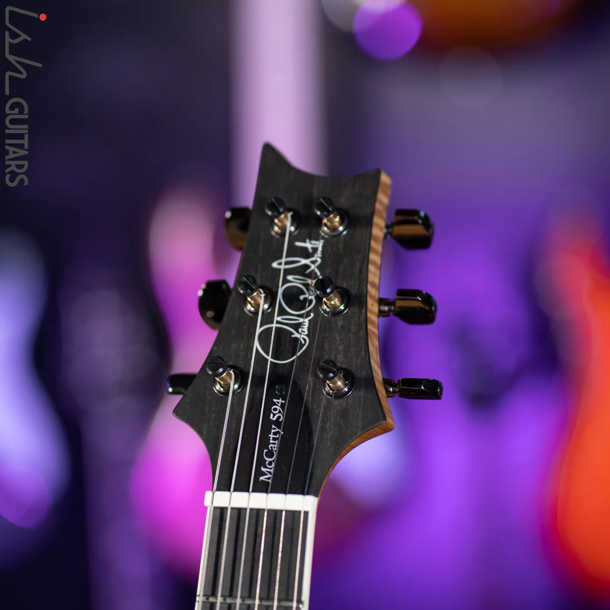 PRS McCarty 594 Hollowbody II Wood Library 10 Top Autumn Sky - Image 7